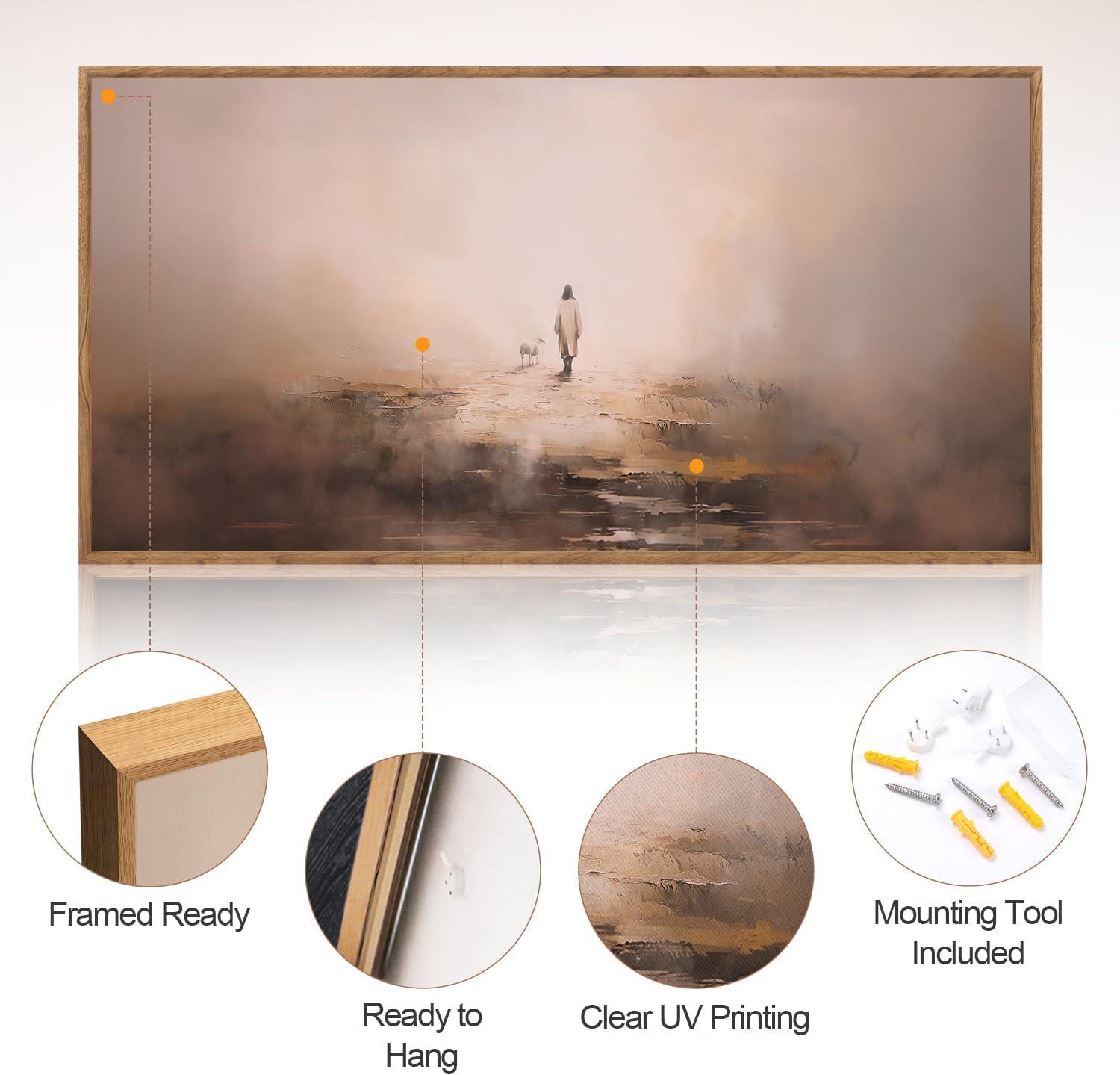 Our Review: Aurlan Jesus Framed Wall Art Inspires Faith & Warmth