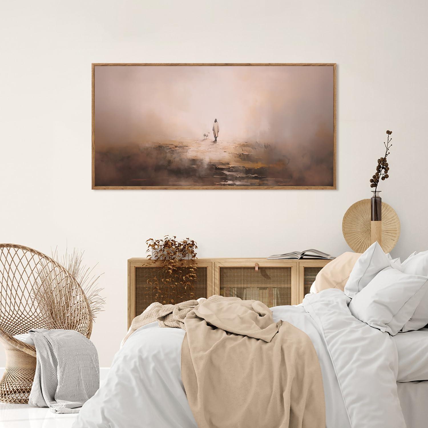 Our Review: Aurlan Jesus Framed Wall Art Inspires Faith & Warmth