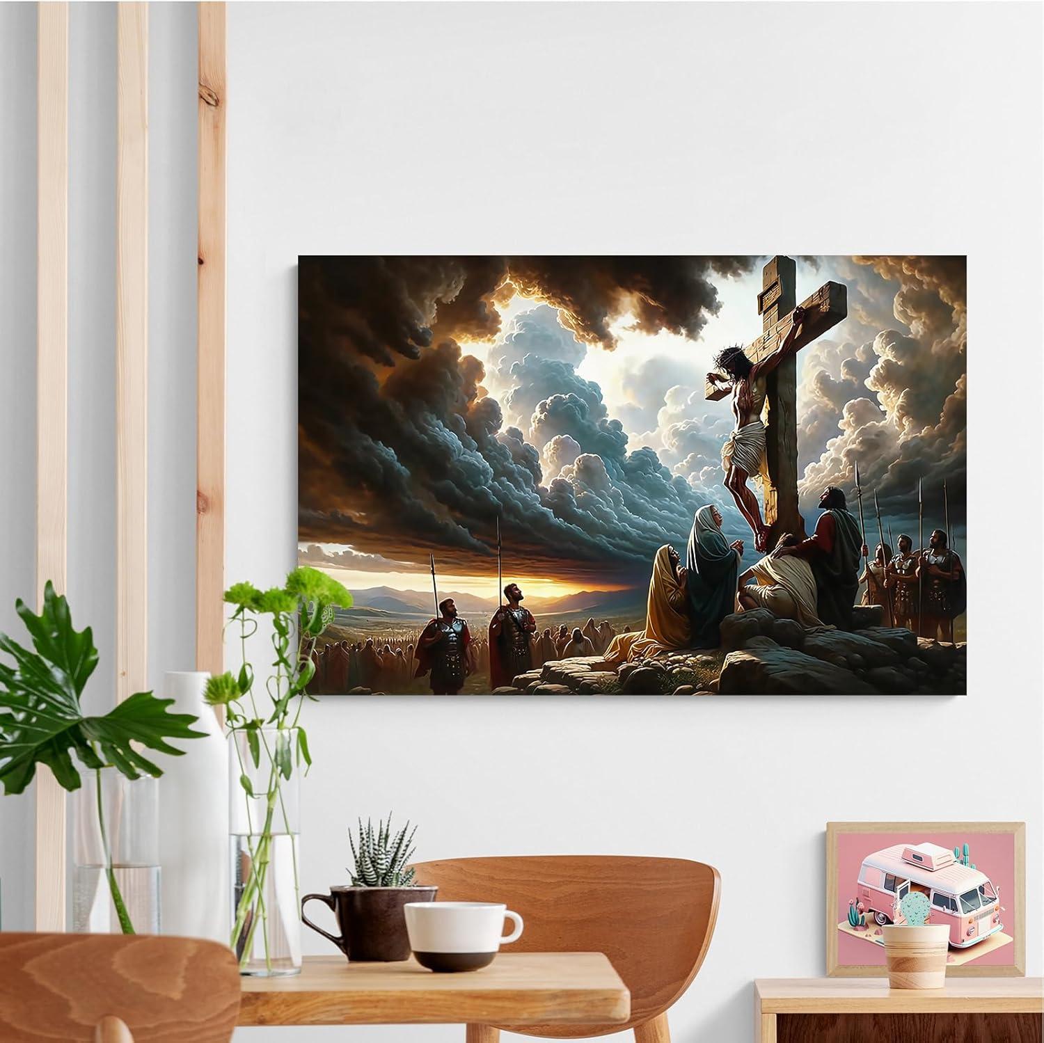 Our Honest Review: XWNLTEPK Jesus Crucifixion Canvas Art