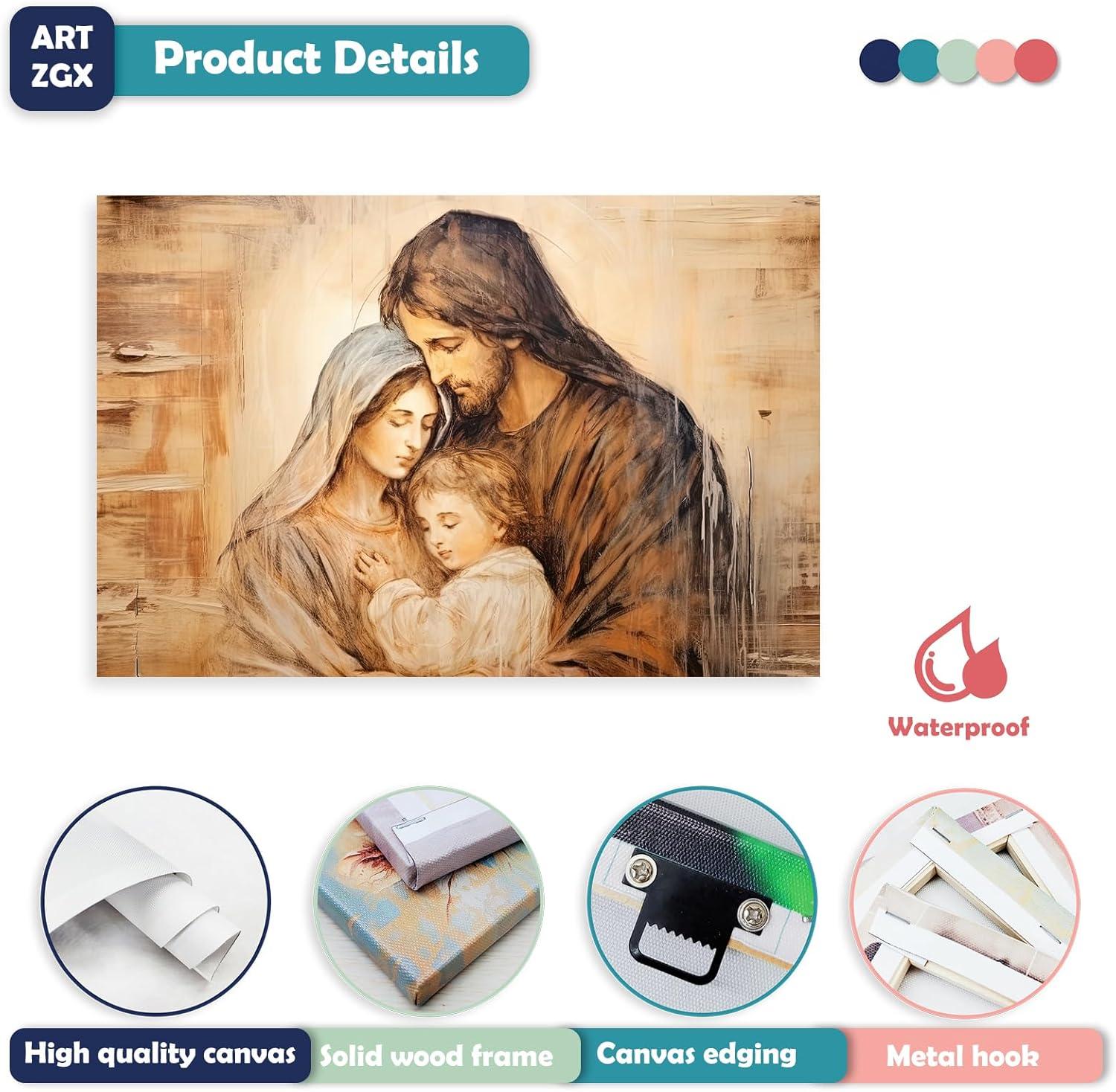 Our Honest Take on ARTZGX Holy Family Canvas Wall Art Review
