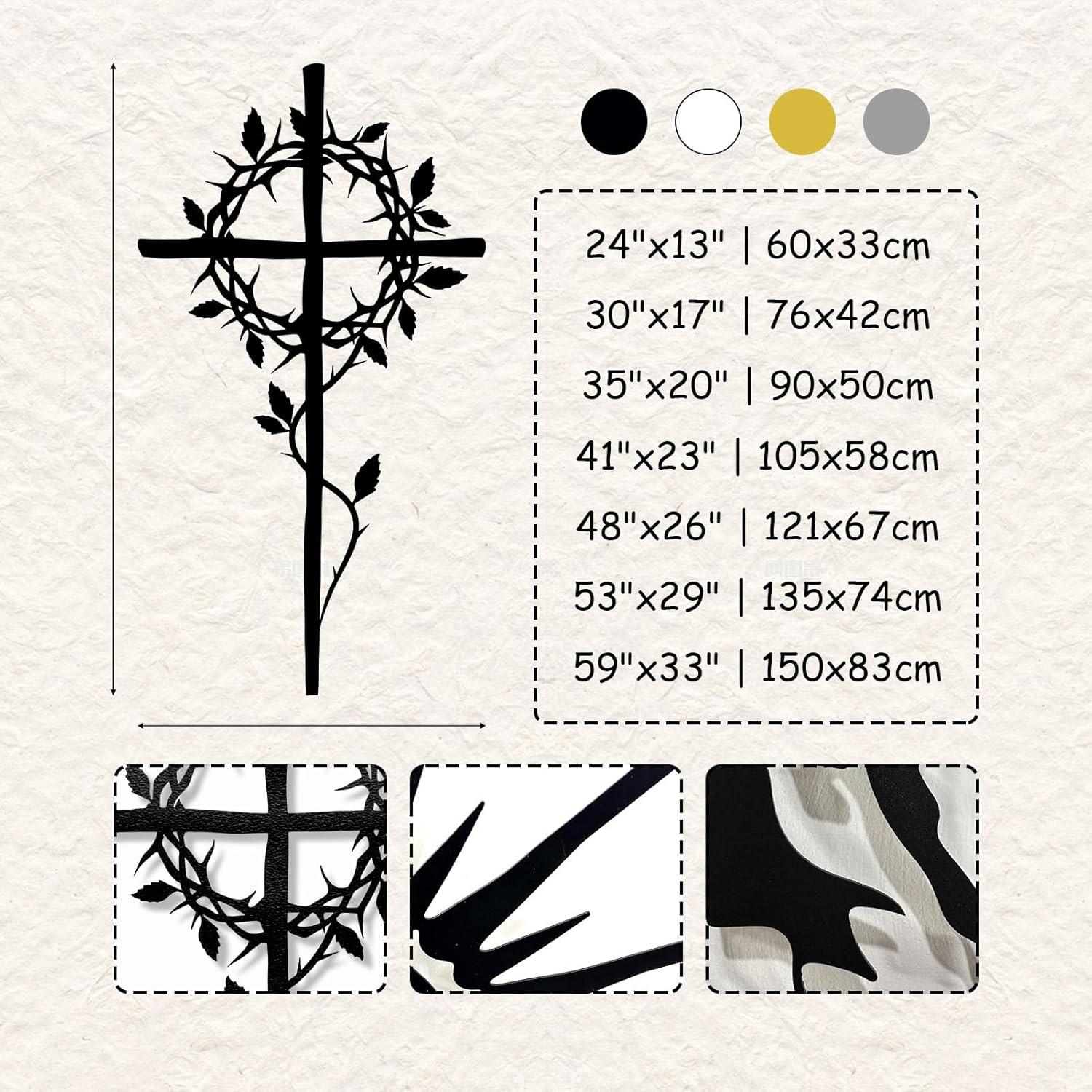 Our Review of the Crown of Thorns Metal Wall Cross Decor