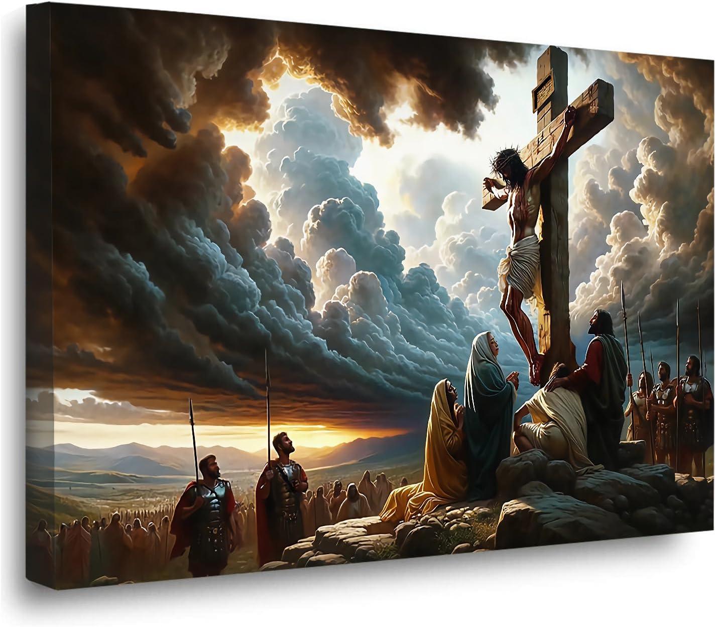 Our Honest Review: XWNLTEPK Jesus Crucifixion Canvas Art