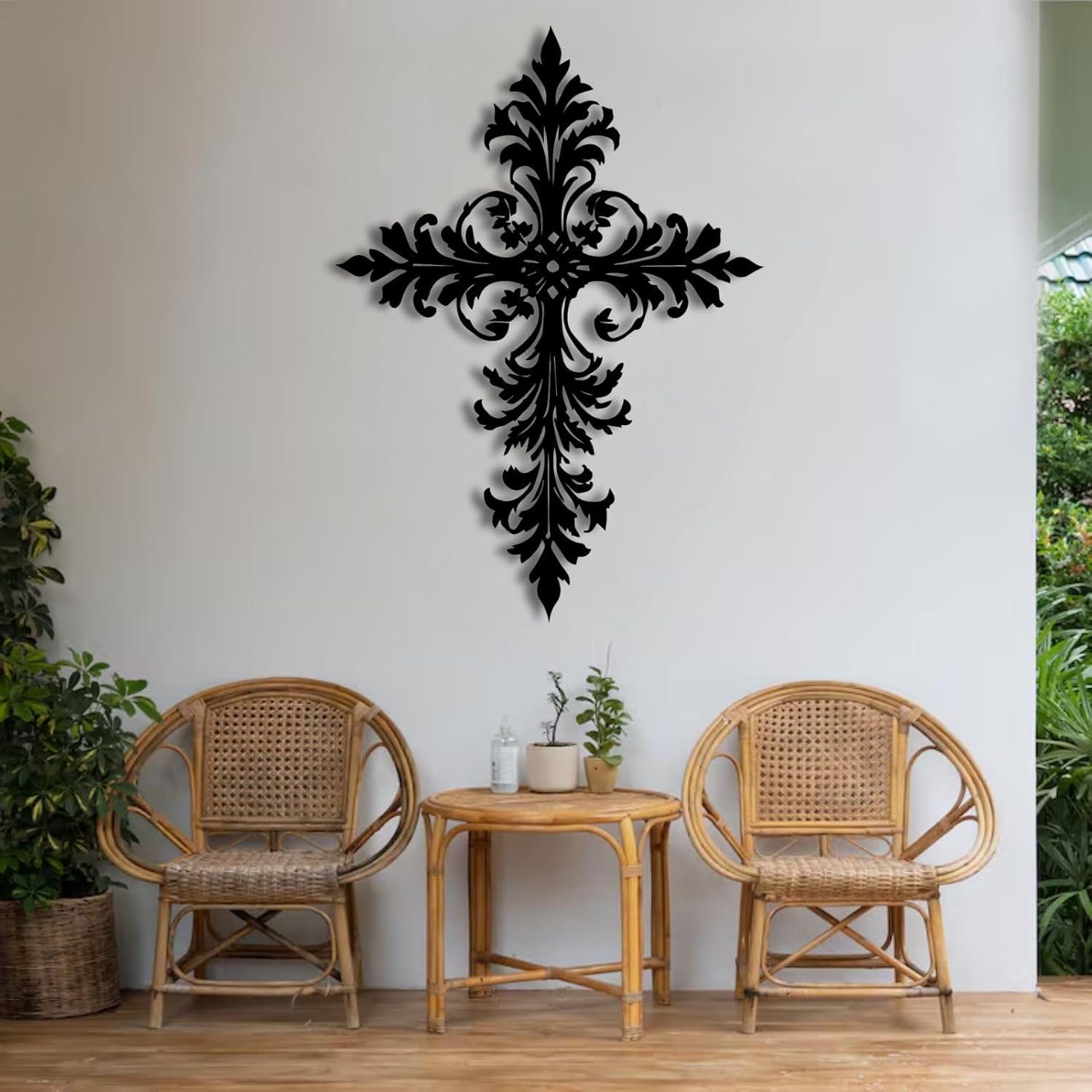 Why We Love the ENJOYOO Metal Cross Wall Art for Any Space