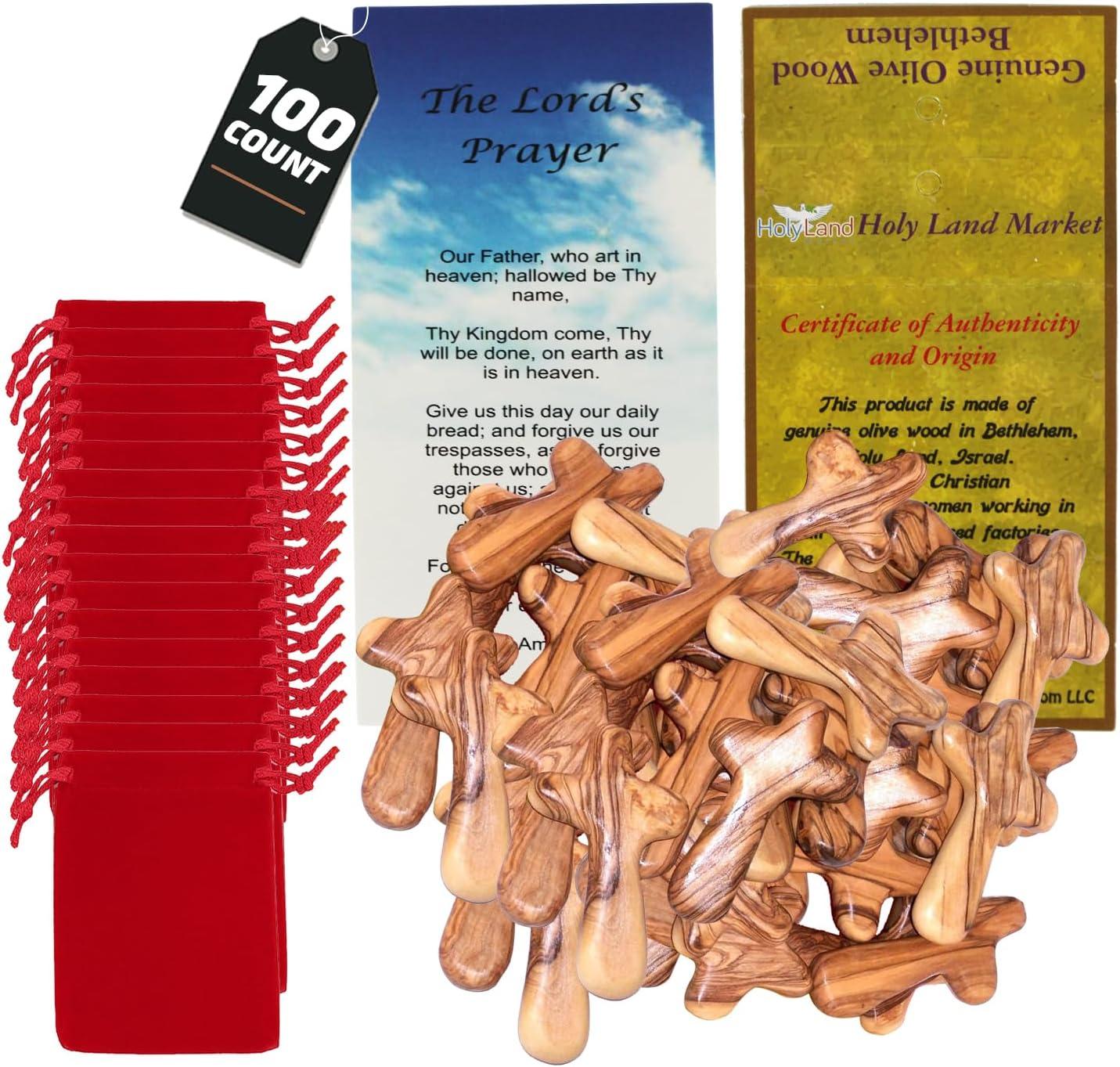 our Review of Holy Land Market's Olive wood Hand Crosses from Bethlehem