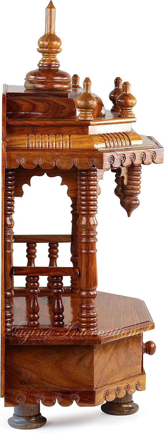 Our Review of the Nagina Premium Handmade Rosewood Temple Mandir