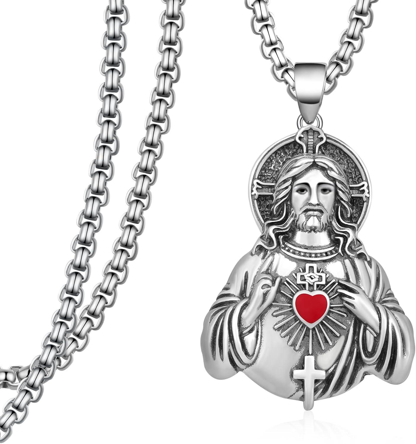 Our Honest Review of the Sacred Heart Sterling Silver jesus Necklace