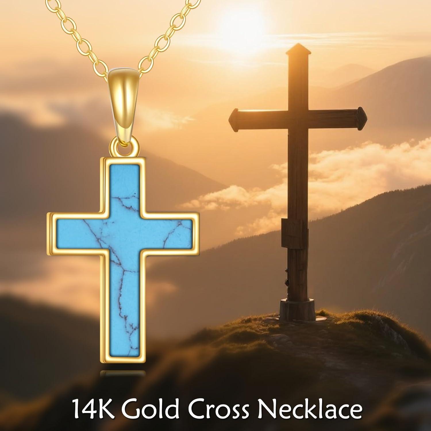 Why We Love the KECHO 14K Gold Cross Pendant Necklace