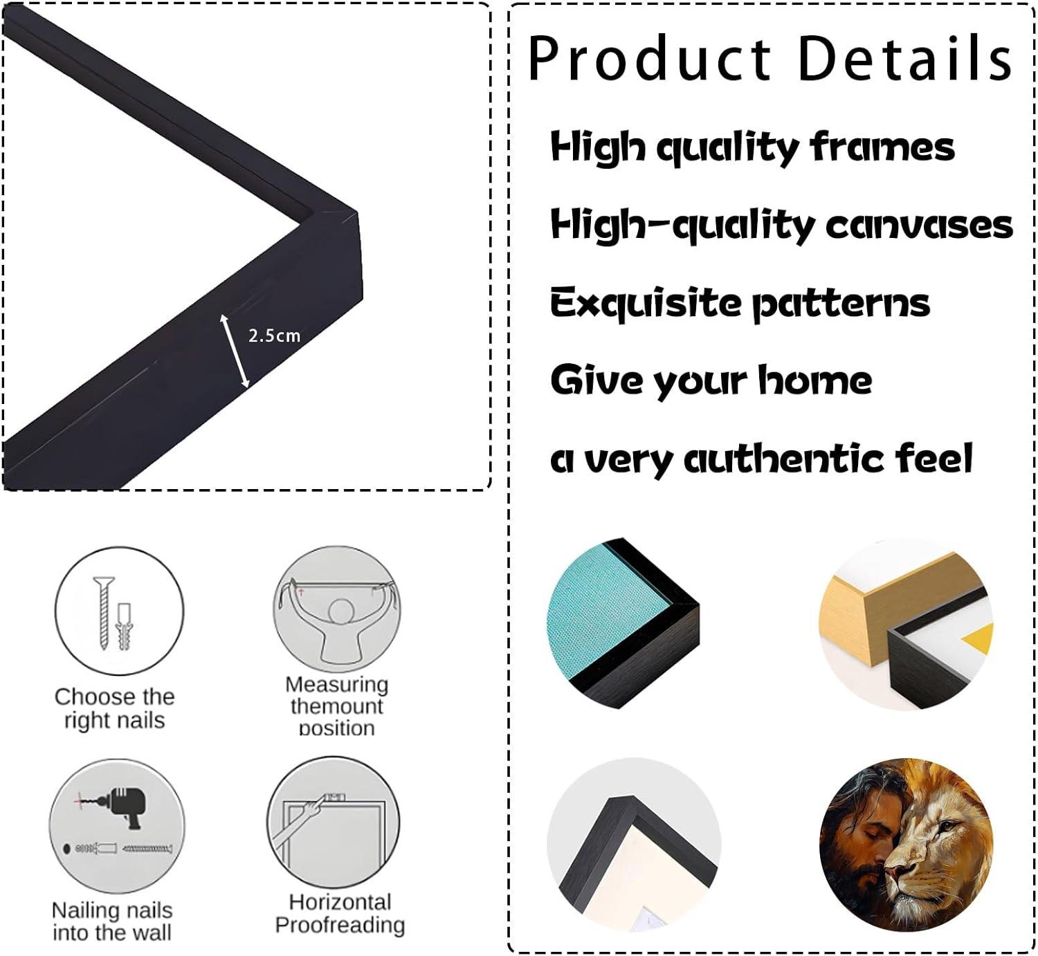 Our review of Jesus and the Lion Canvas Wall Art: Elegant & Inspiring