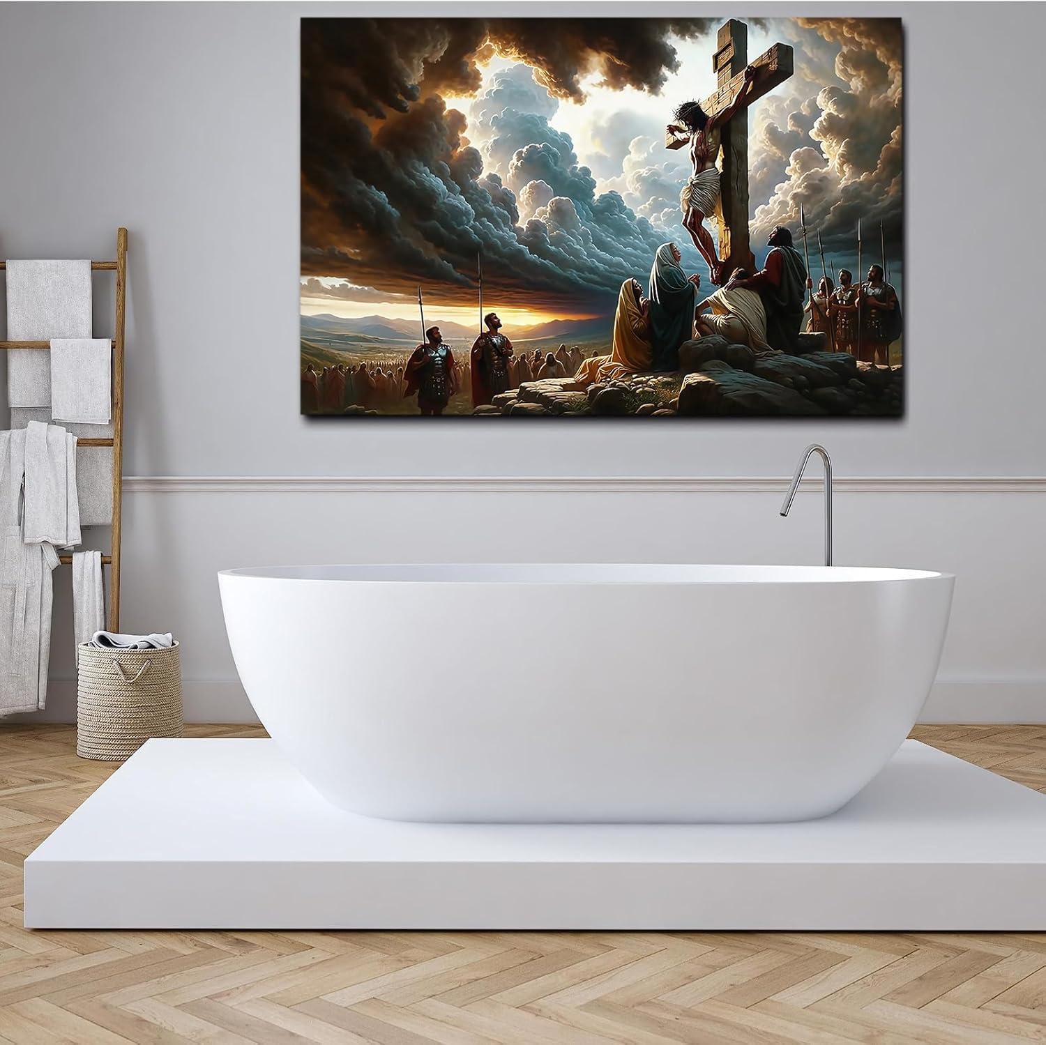 Our Honest Review: XWNLTEPK Jesus Crucifixion Canvas Art