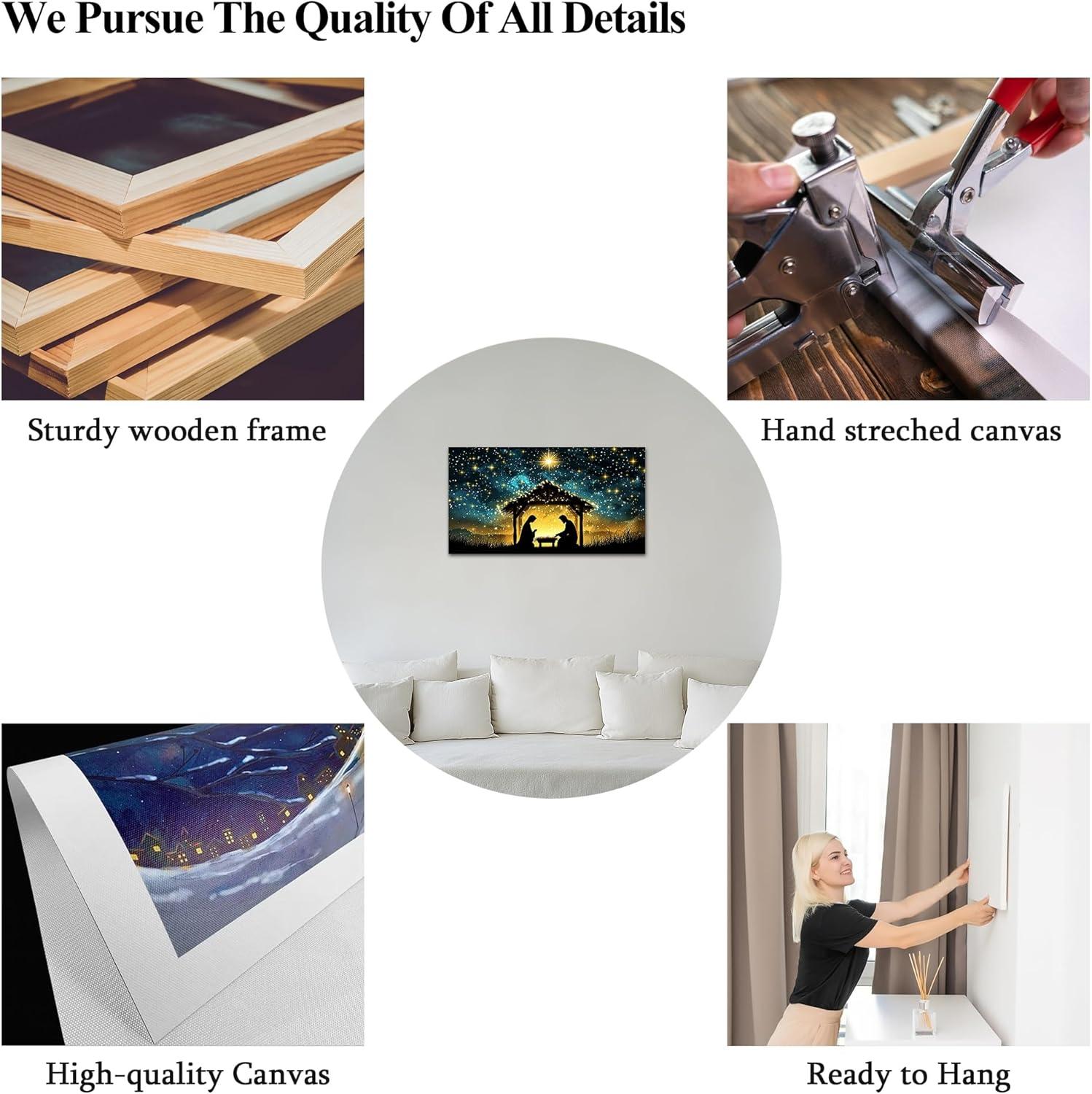 Our Honest Review of TIMUBA Christmas Nativity Wall Art for Your Home