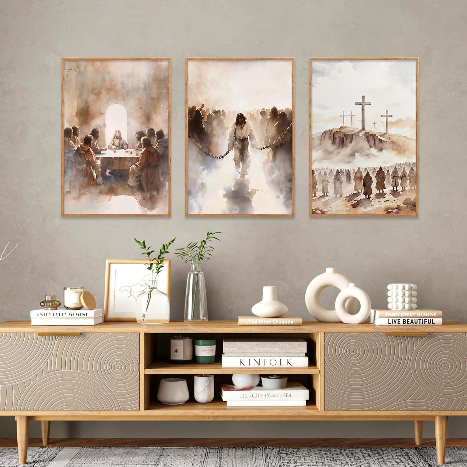 our Review of the LHIUEM Jesus Canvas Art Set: Faith and Quality Combined