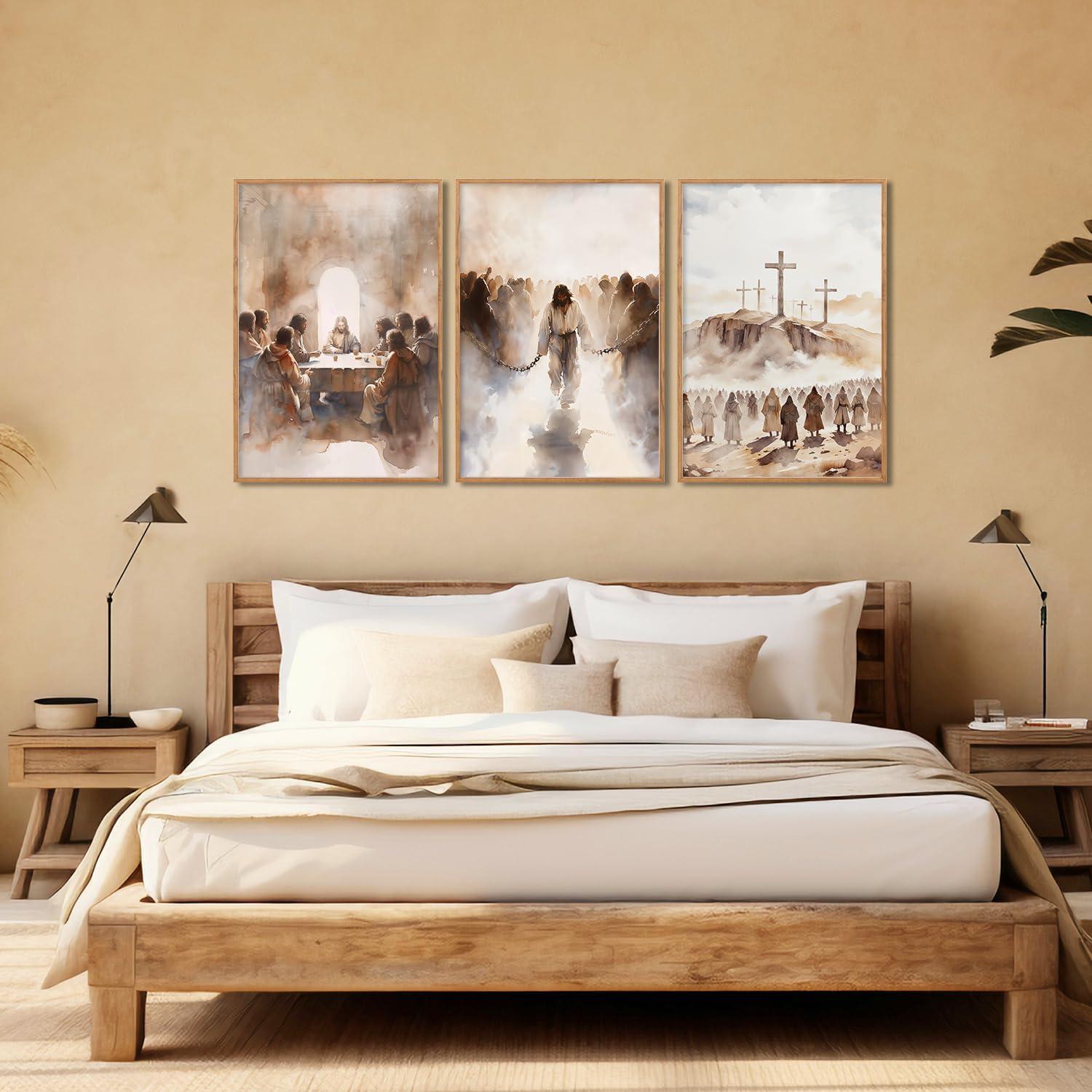 Our Review of the LHIUEM jesus Canvas Art Set: Faith and Quality Combined