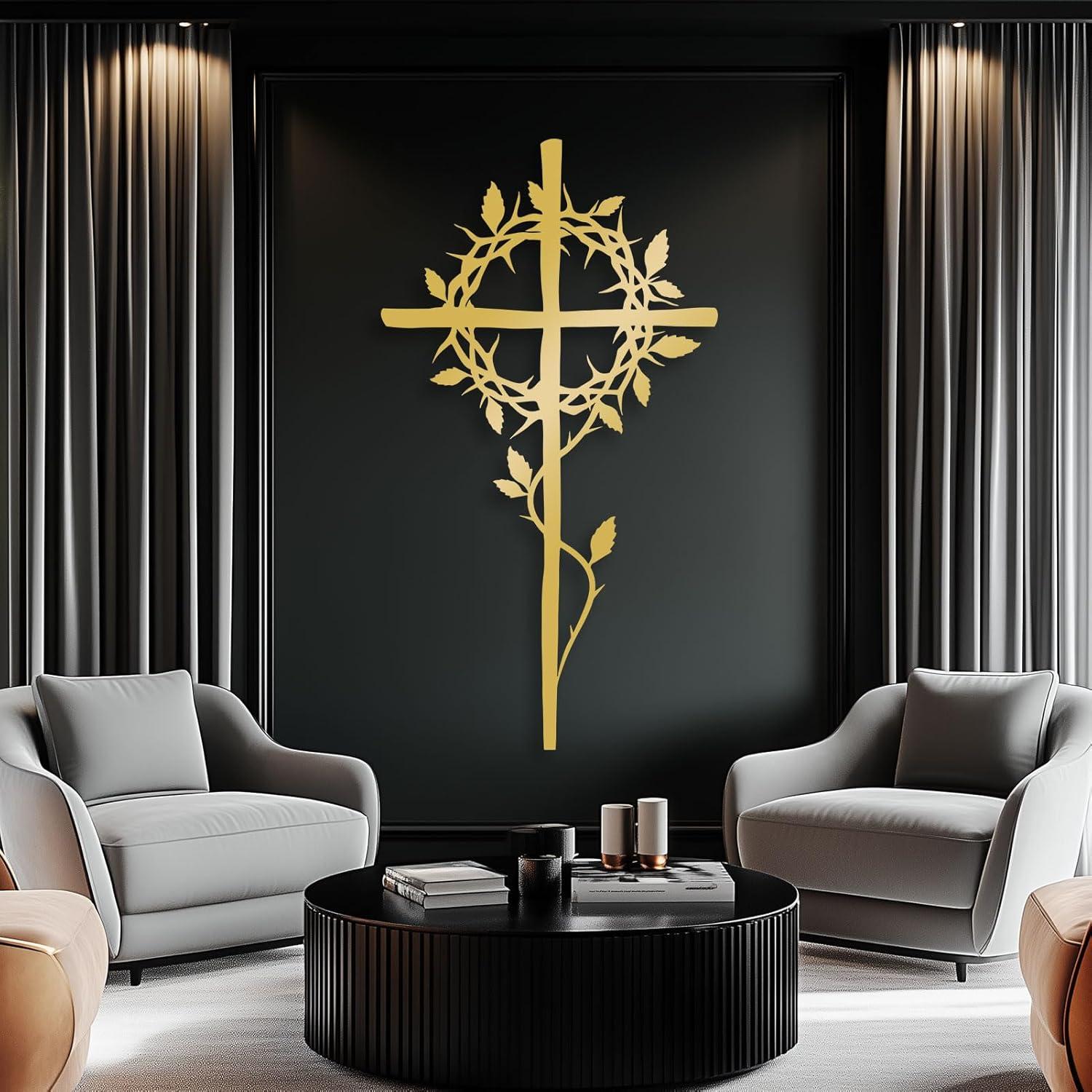 our Review of the Crown of Thorns metal Wall Cross Decor