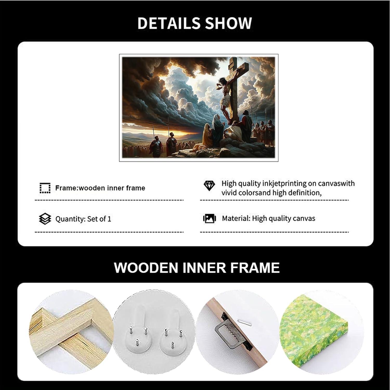 Our Honest Review: XWNLTEPK Jesus Crucifixion Canvas Art