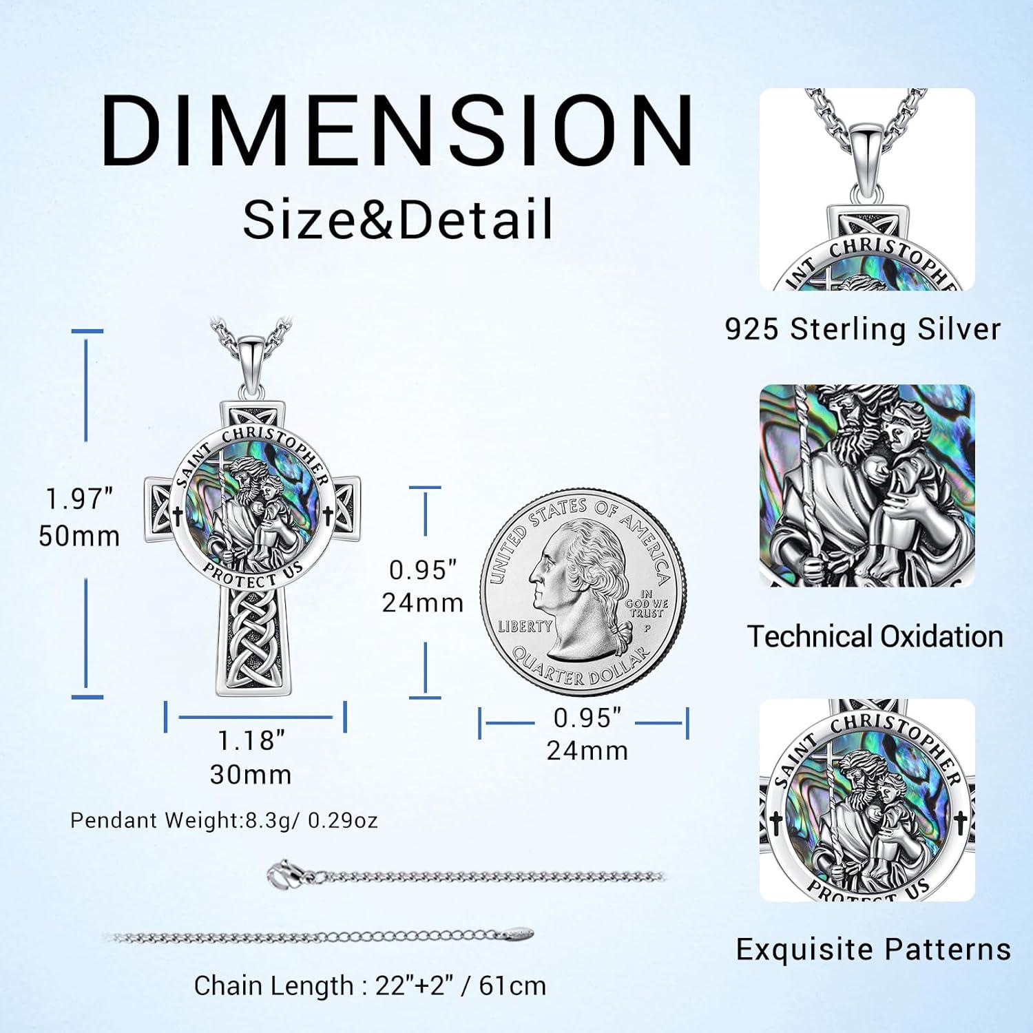 Our Review of the St Christopher Sterling Silver Necklace for Travelers