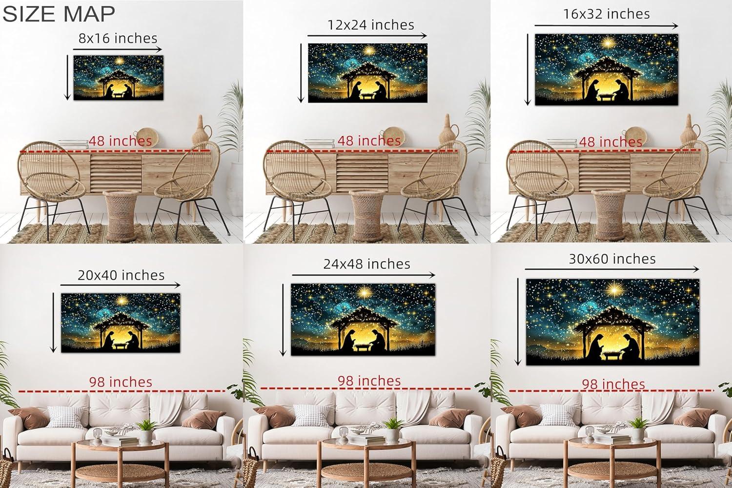 Our Honest Review of TIMUBA Christmas Nativity Wall Art for Your Home