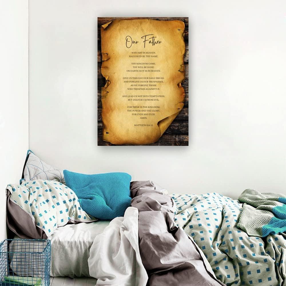Why We Love The lord's Prayer Wall Art for Our Home Walls
