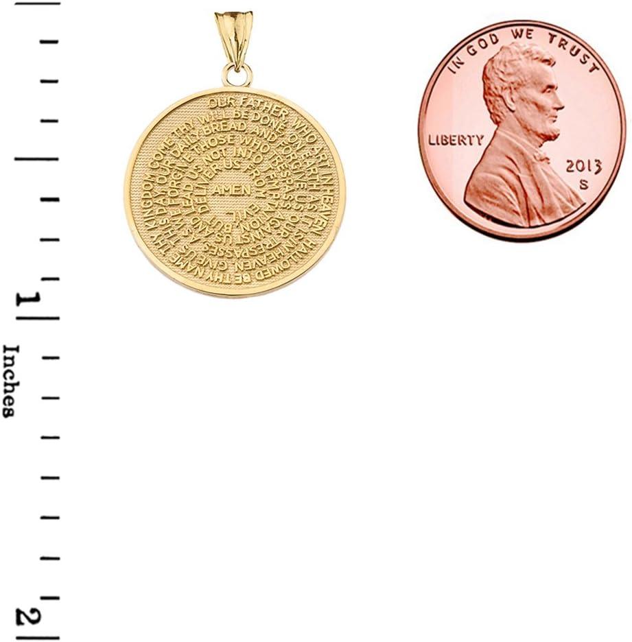Why We Love the 14k Gold lord's Prayer Medallion Together