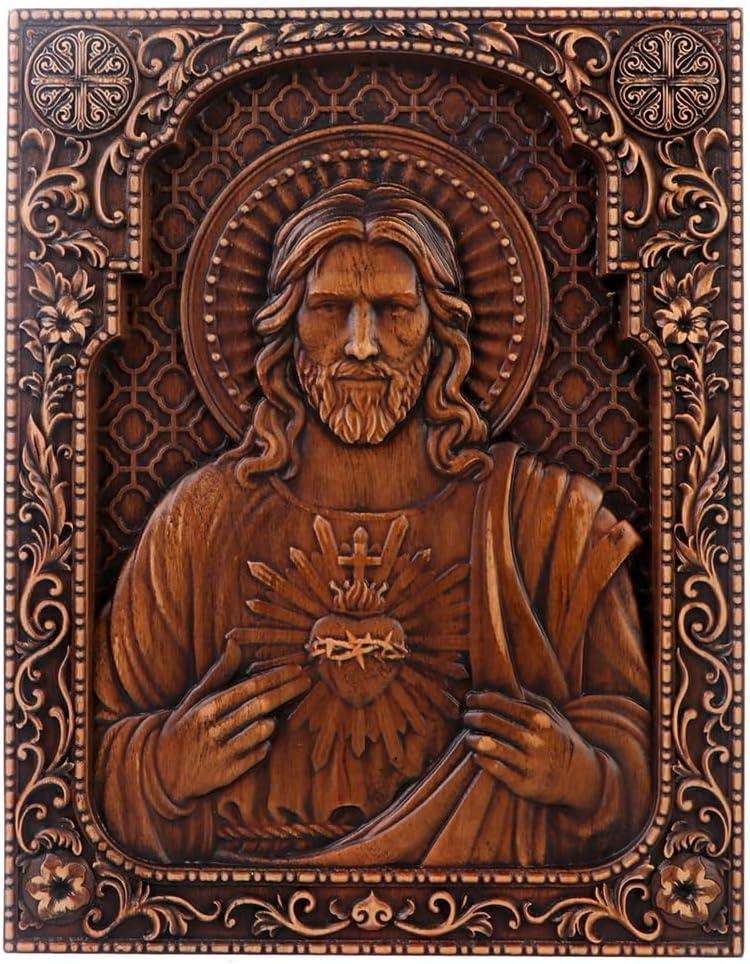 Our‌ Review of the​ Sacred Heart‍ of Jesus Wood ⁢Sculpture Gift