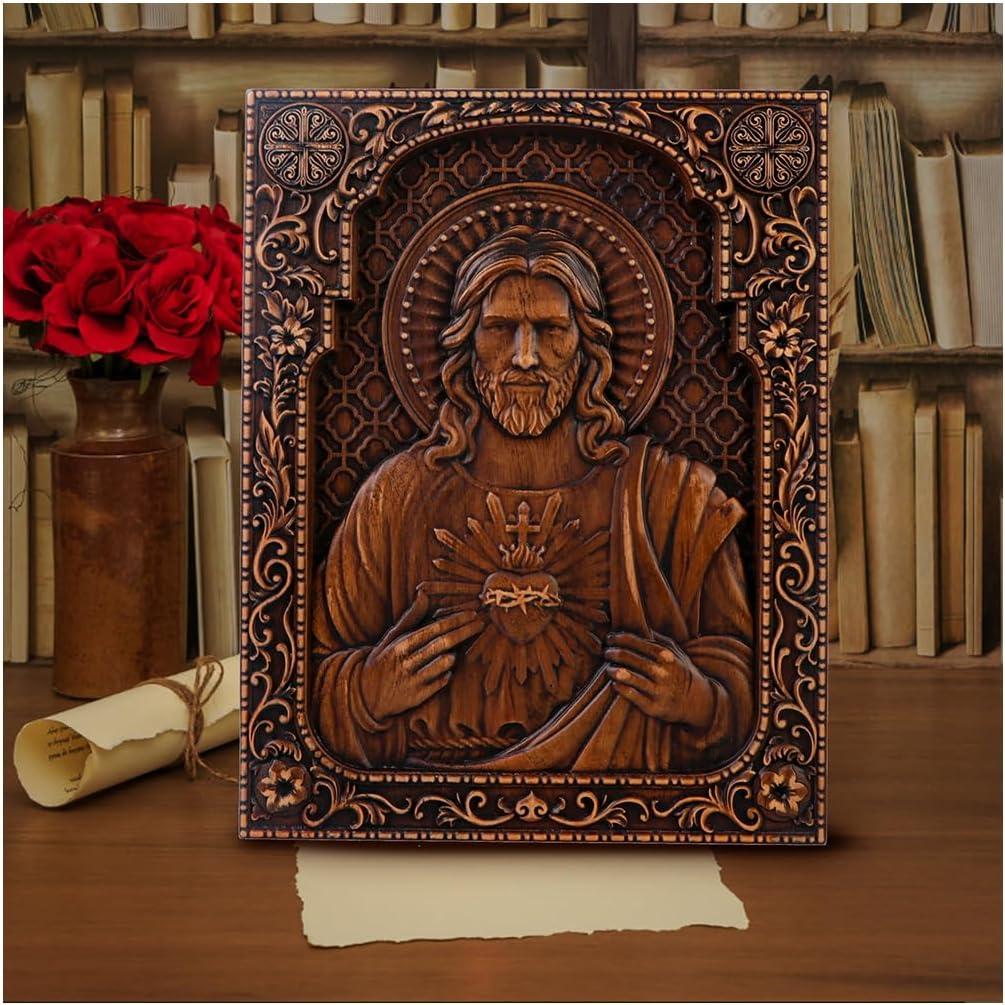 Our Review of ‌the Sacred Heart‍ of Jesus ⁢Wood Sculpture Gift
