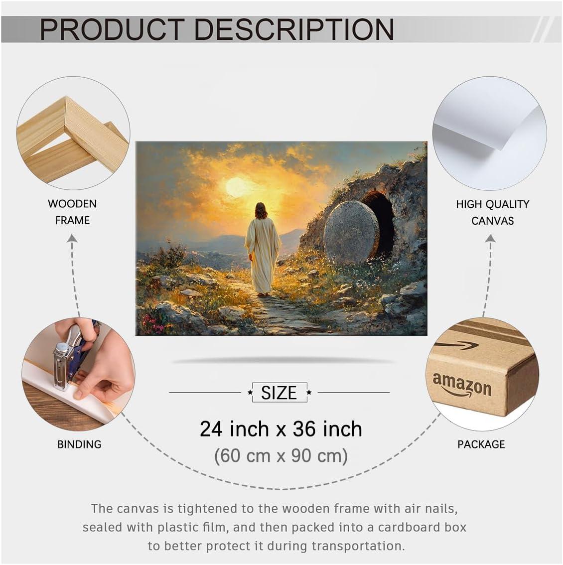 Our Honest review of‍ the Resurrected Savior​ Christian Canvas​ Art