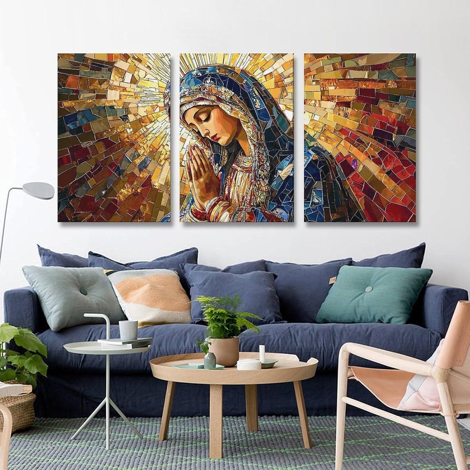 Our Honest Review: 9W Blessed Virgin Mary Canvas​ Set