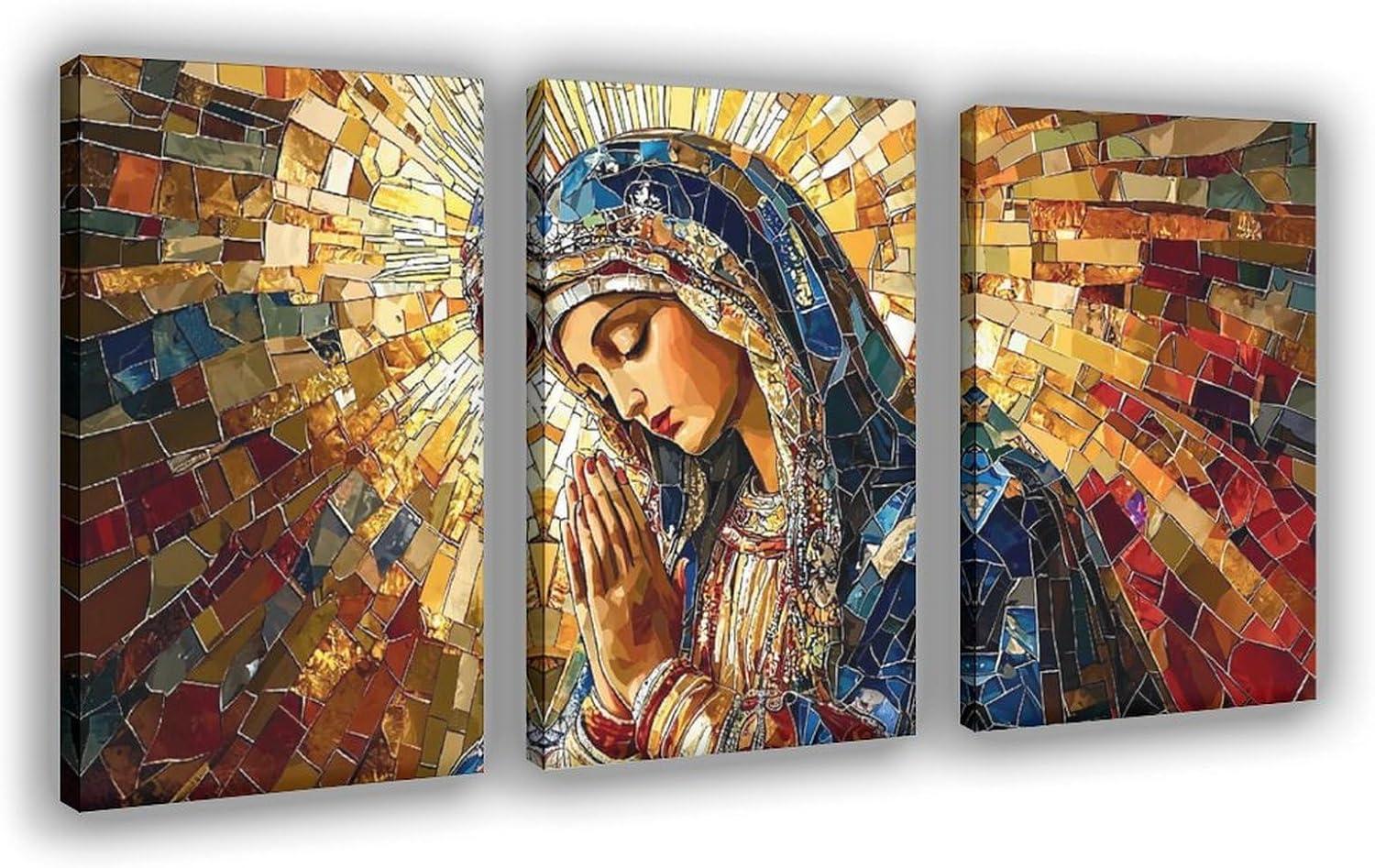 Our Honest Review: 9W Blessed Virgin Mary Canvas Set