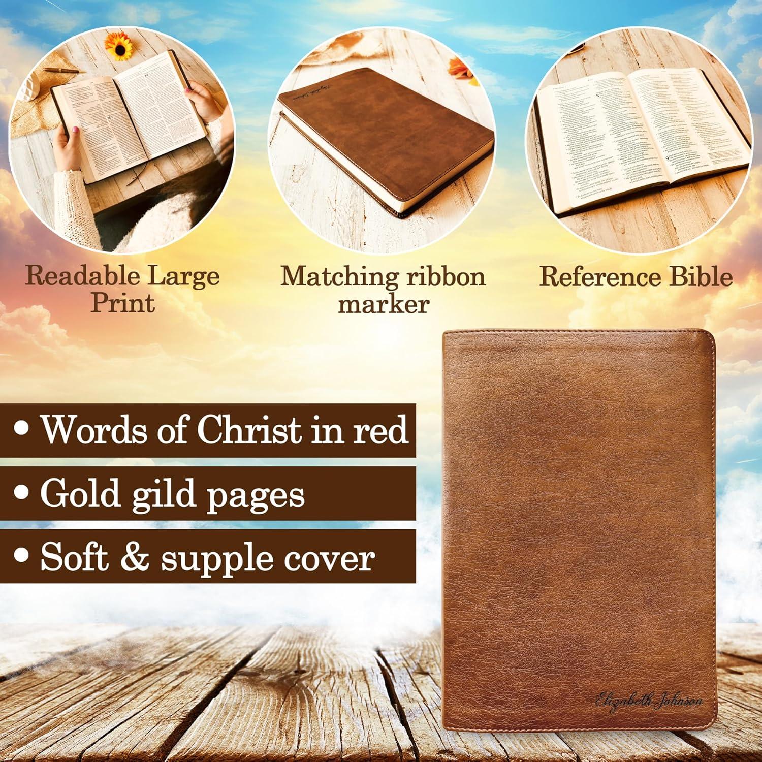 Why We ‌Love the Personalized NLT ​Large Print Bible Gift