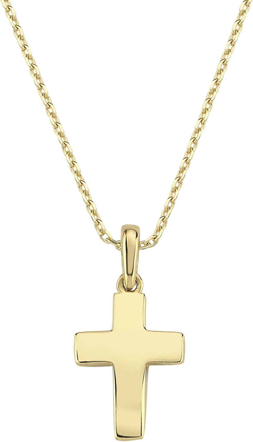 Our review of the MIONZA 14K Gold Cross Necklace for Women