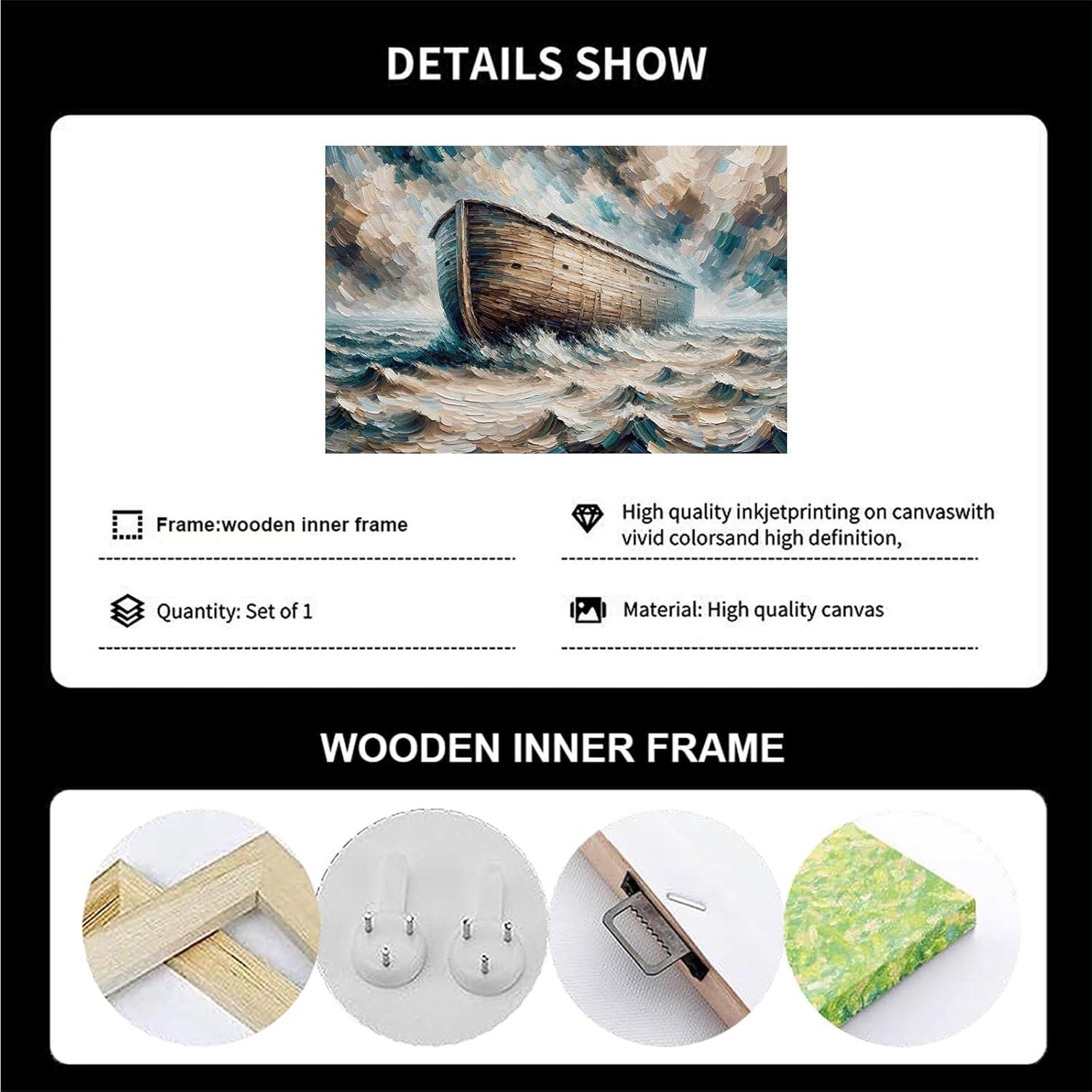 Our Review: inspiring Noah's Ark Christian Canvas Wall Art