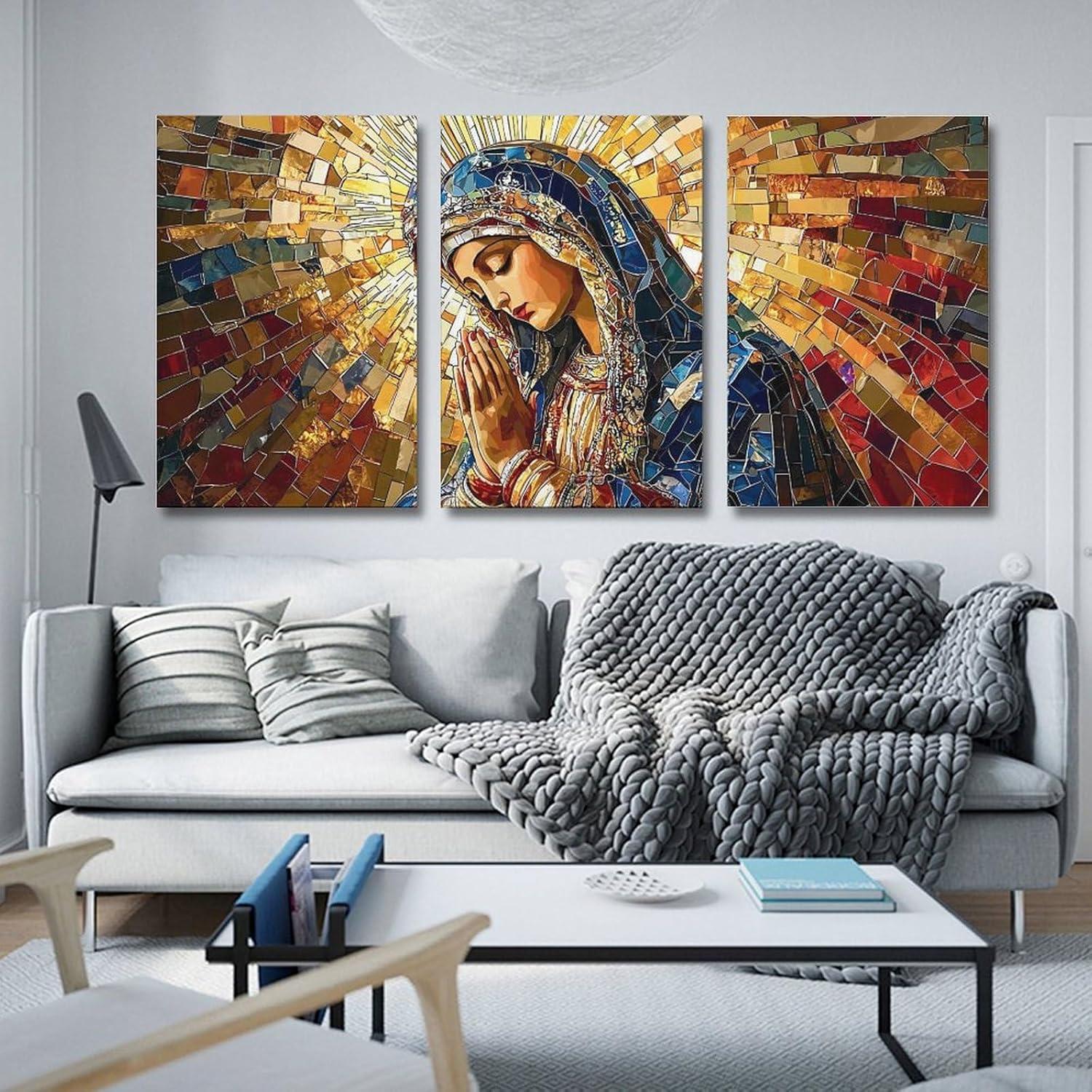 Our honest ‍Review: 9W Blessed ‌Virgin Mary Canvas Set