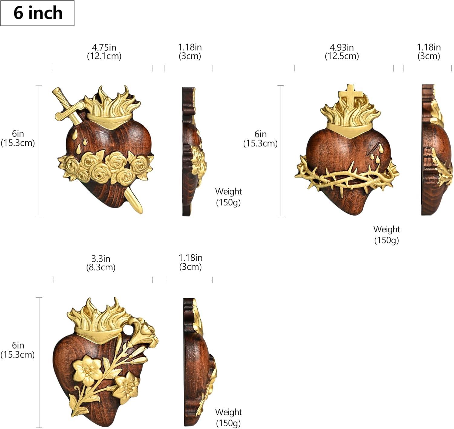 Our Review of bgcarpenter's Handmade Three Sacred Hearts Wall decor