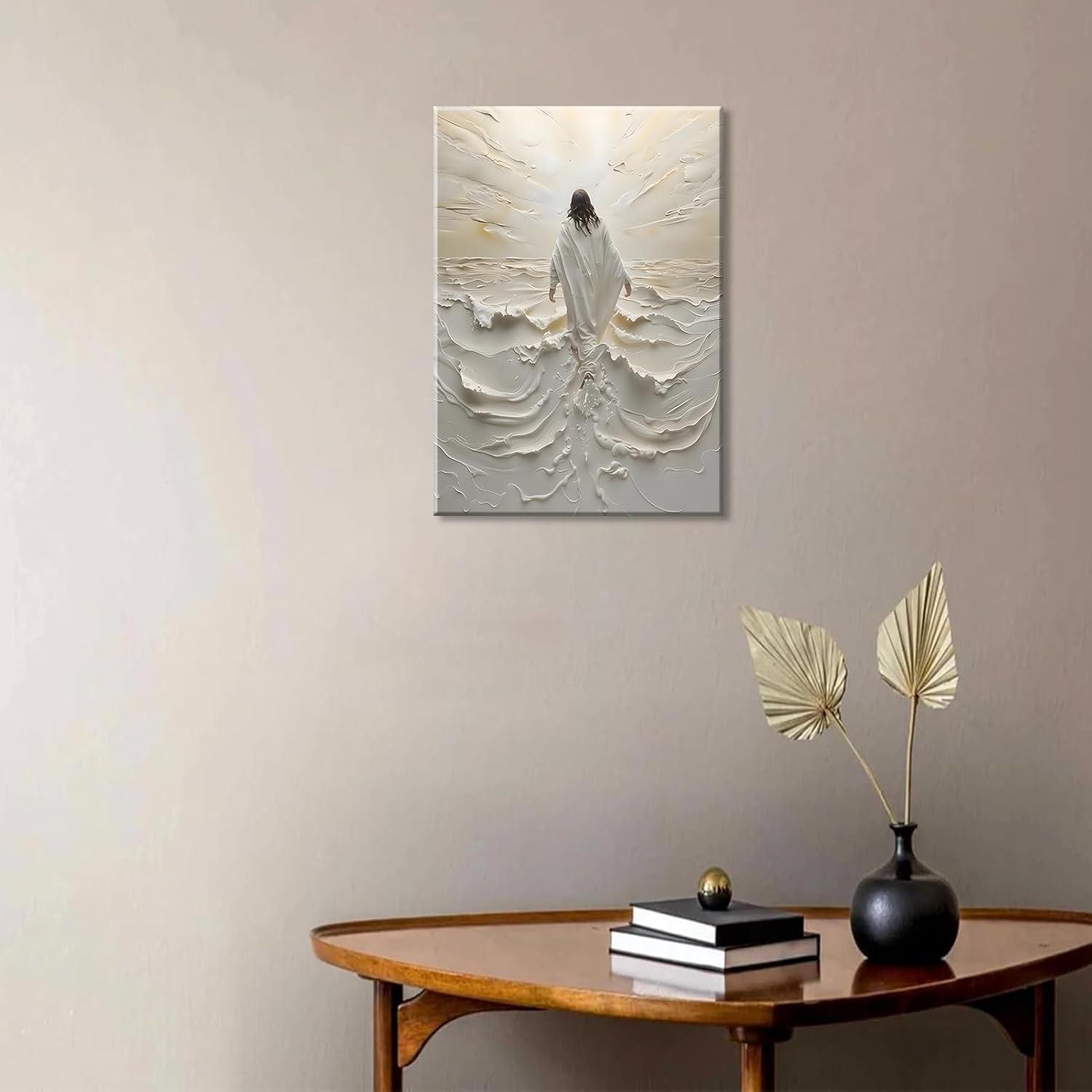 Discovering Peace and Faith‍ with Our⁣ Abstract Jesus Wall Art Review
