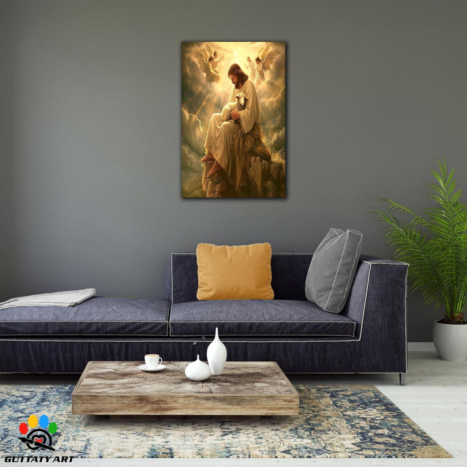 Our Review of the Jesus and Lamb Canvas: Inspiring Easter Decor