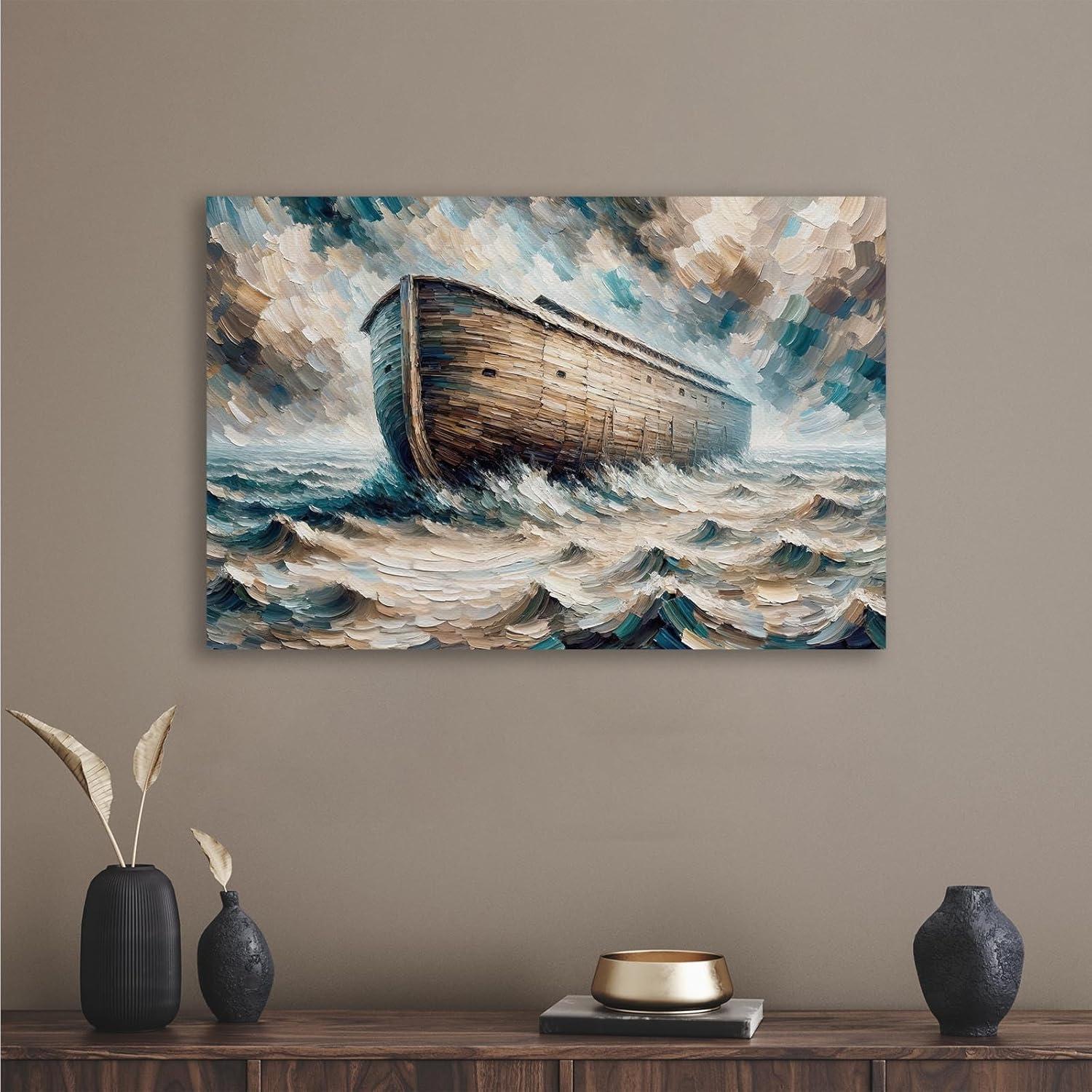 Our Review: Inspiring Noah's Ark christian Canvas Wall Art