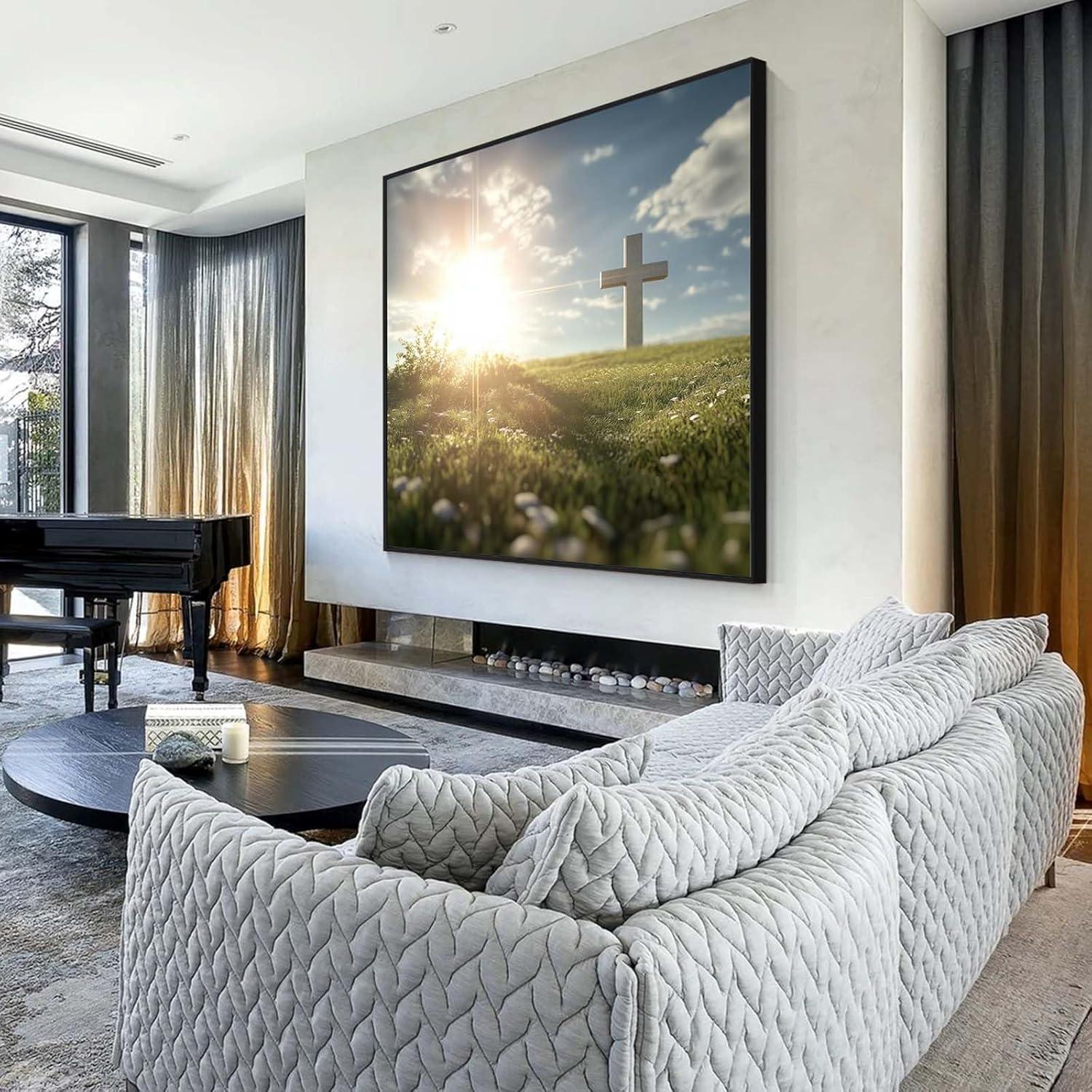 Our Review of the Cross Canvas Wall Decor: Brighten Your Space