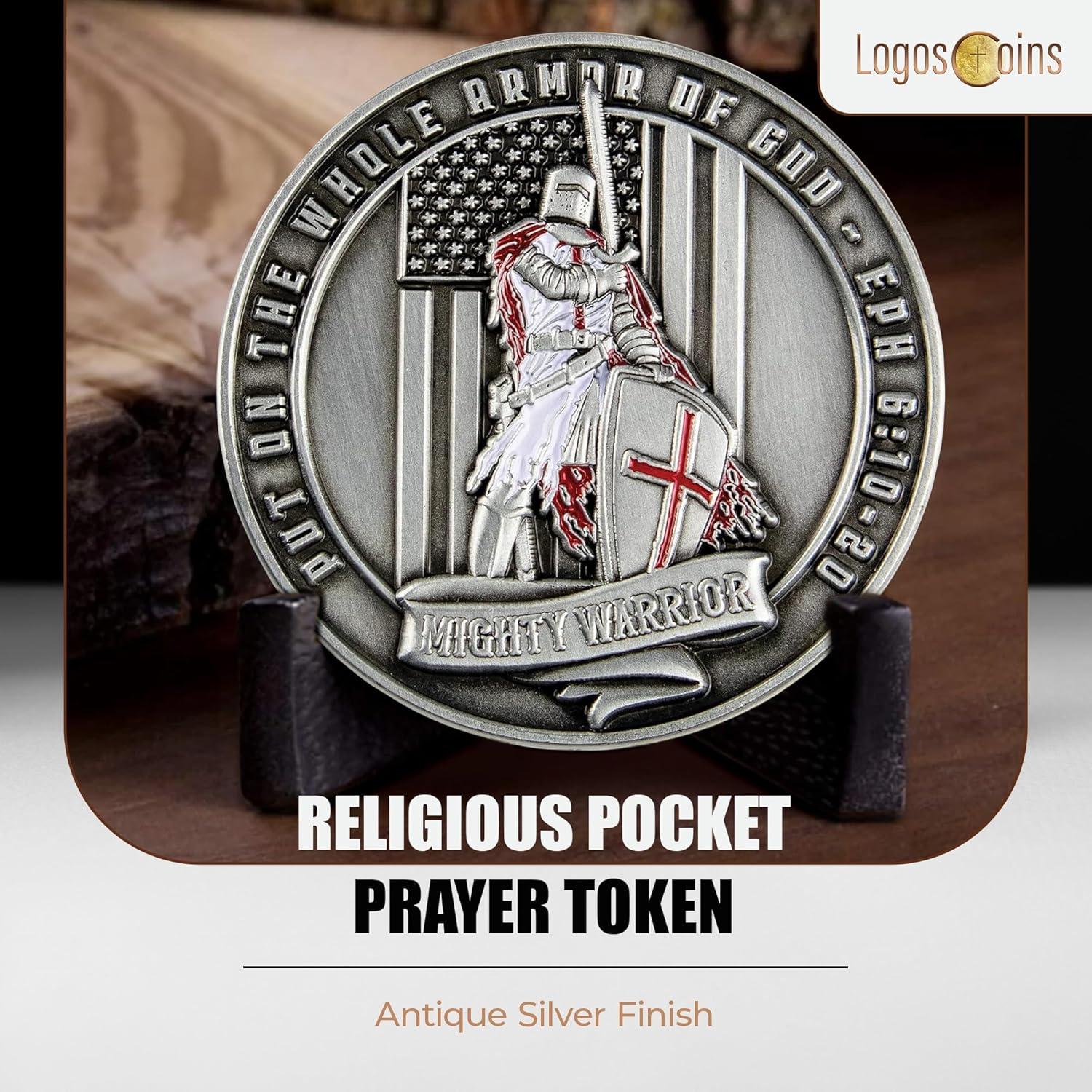 Our Review of the ‍10pc Templar‌ Knight Armor of God Challenge ​Coins