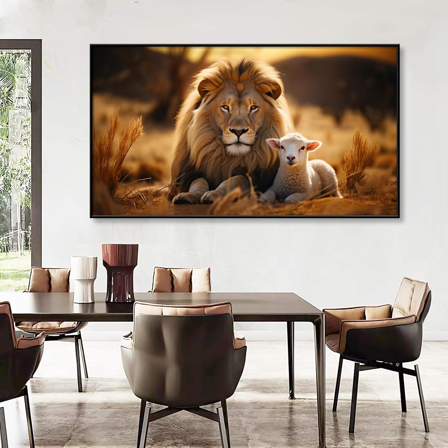 Our Review of the Lion and Lamb Canvas: Inspiring Christian Art