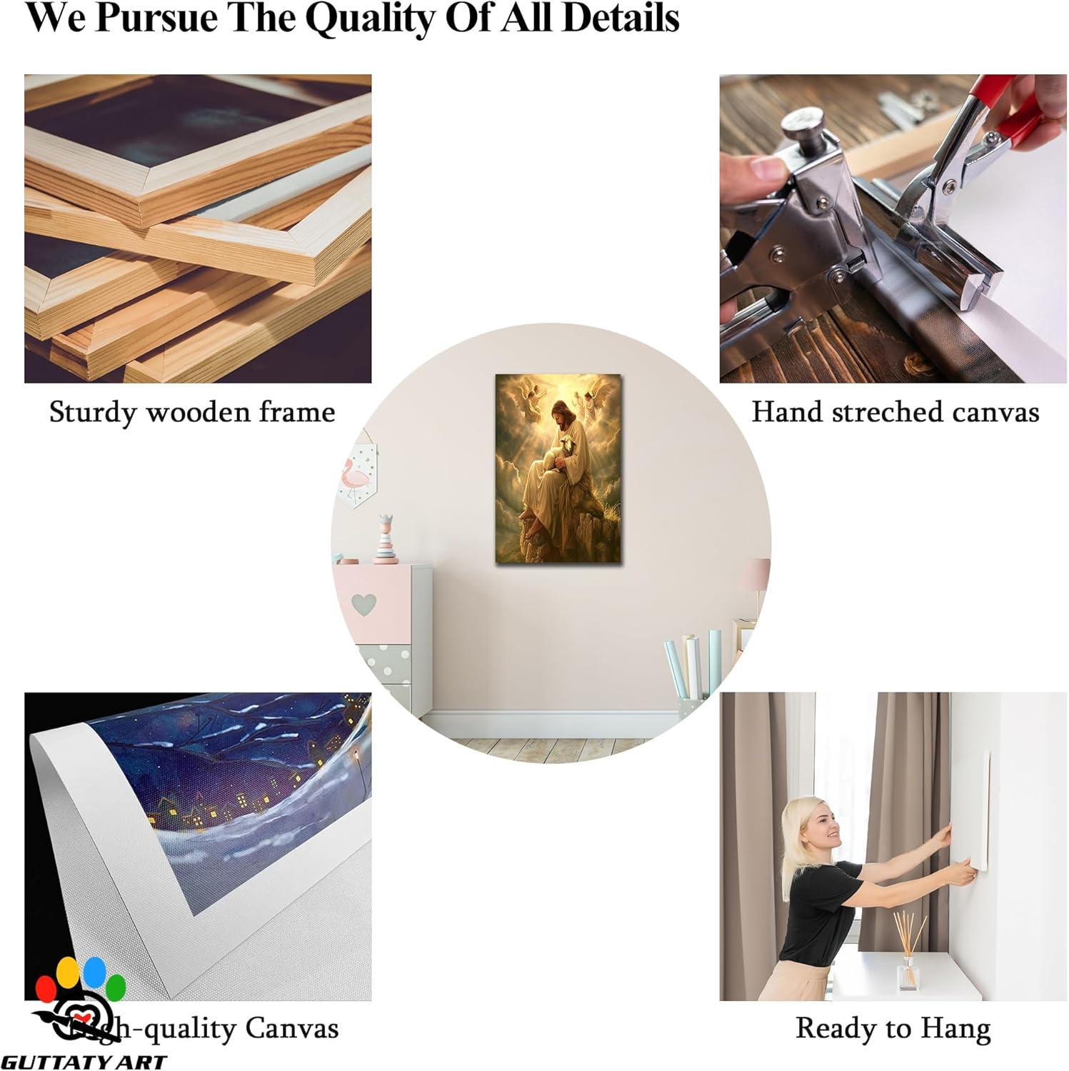 Our Review of the Jesus and Lamb Canvas: Inspiring Easter Decor