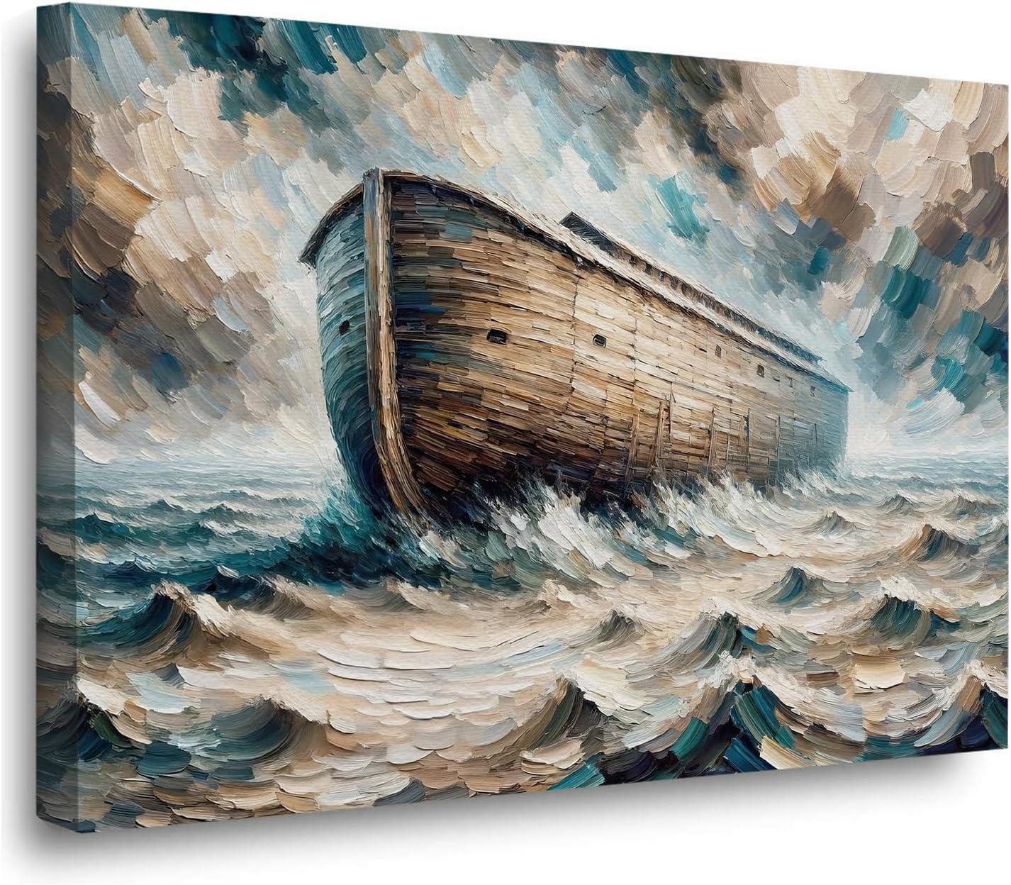 Our Review: Inspiring Noah's ark Christian Canvas wall Art