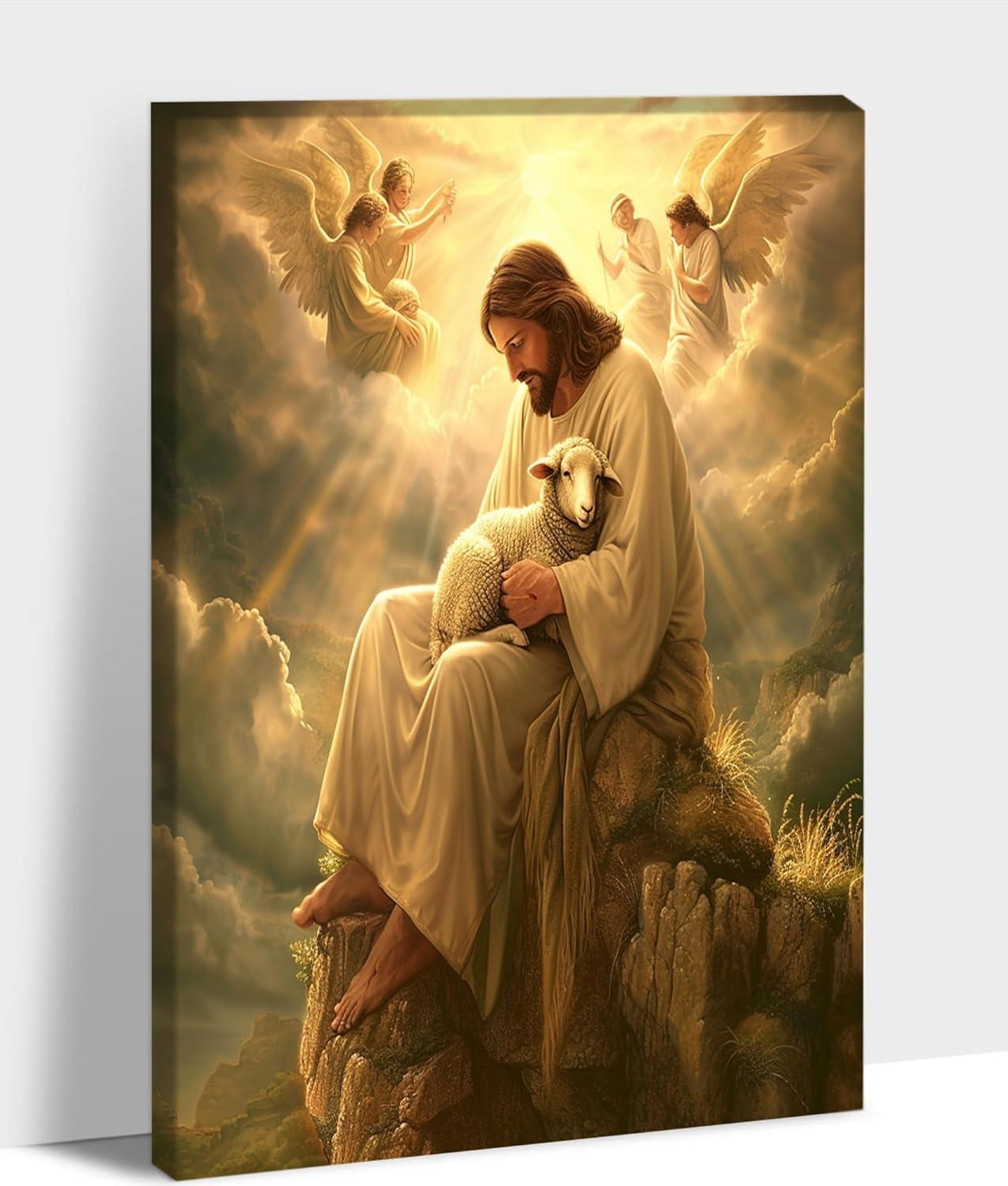Our Review of the Jesus and Lamb Canvas: Inspiring Easter decor
