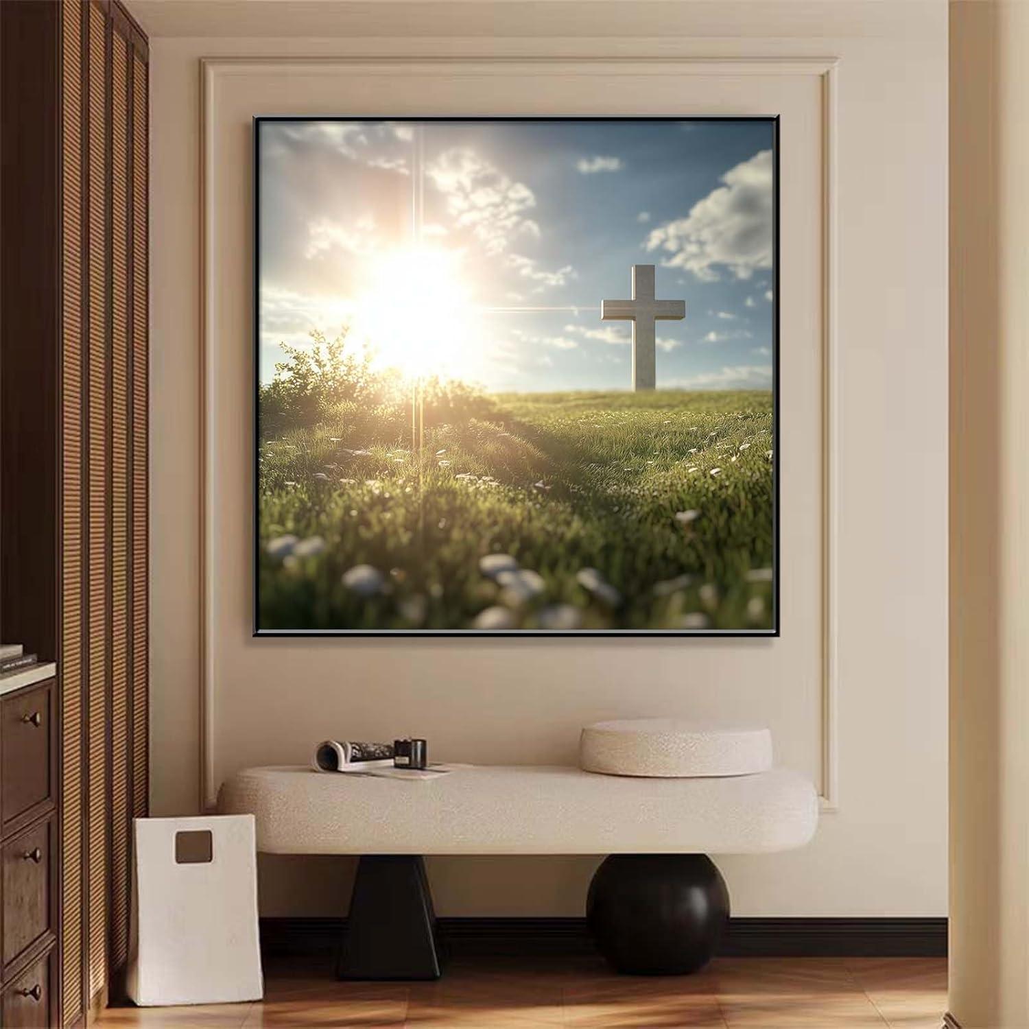 our Review of the Cross Canvas Wall Decor: Brighten your Space
