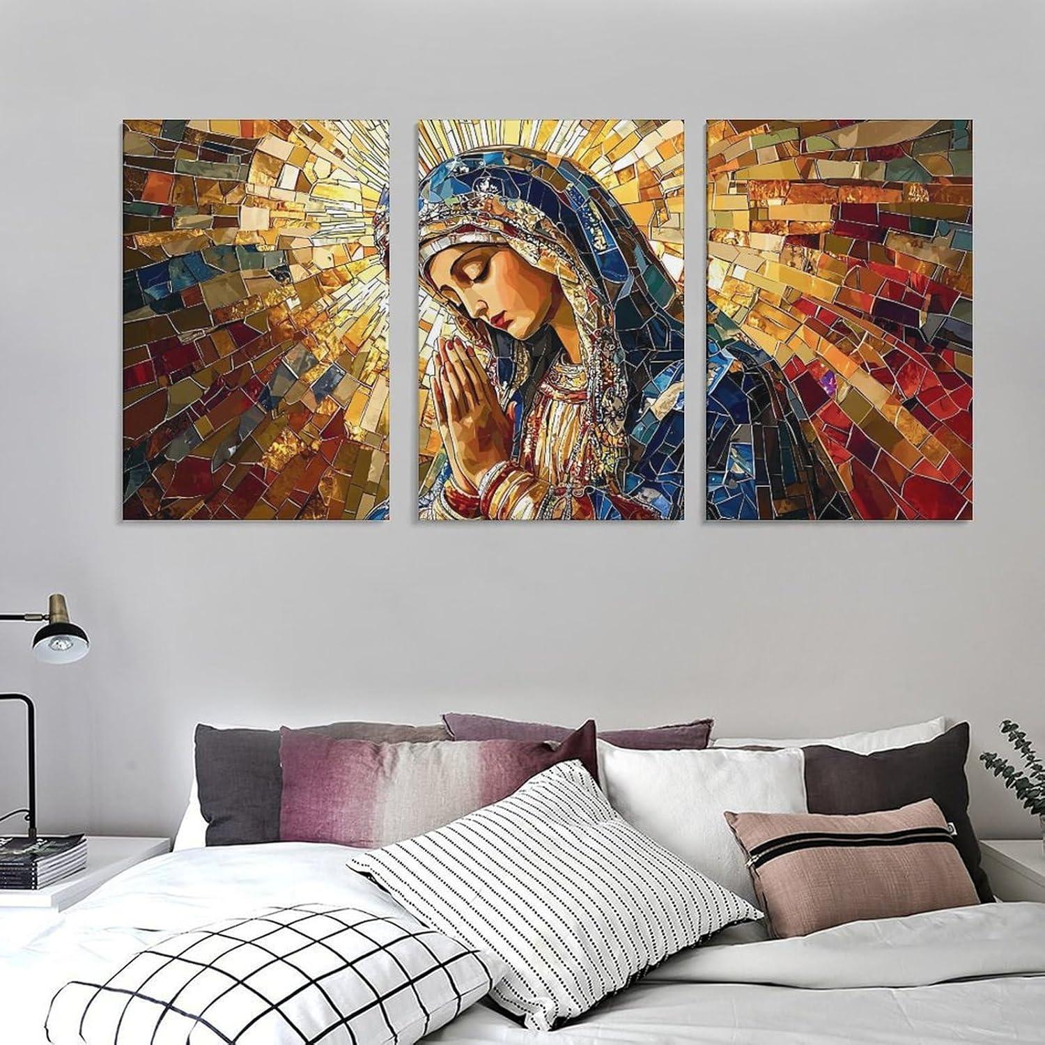 Our Honest Review: 9W Blessed Virgin Mary Canvas Set