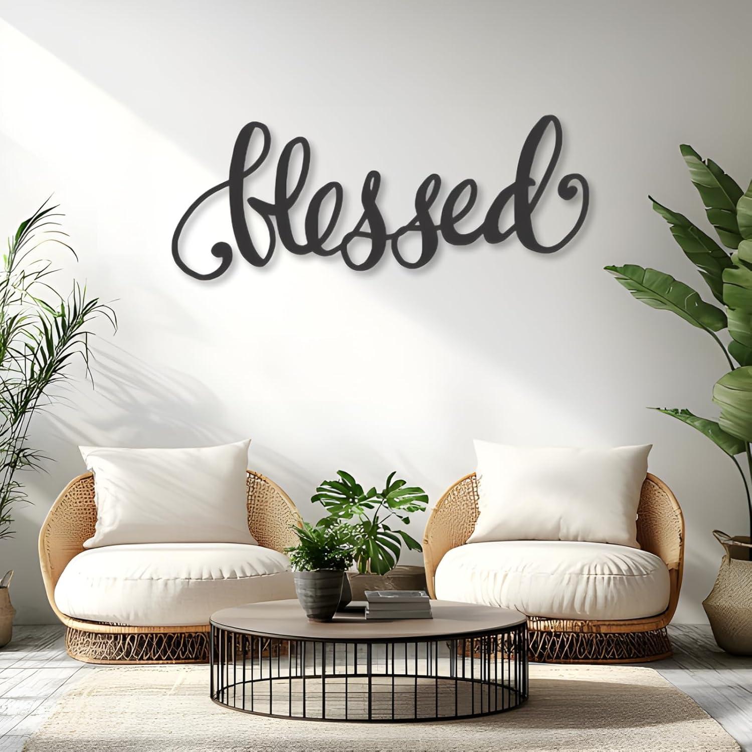 Our Honest Review of the Kuestboy Blessed Metal Wall Art decor