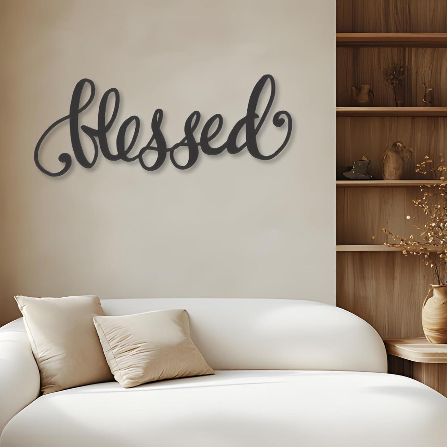 Our Honest Review of the Kuestboy Blessed Metal Wall Art Decor