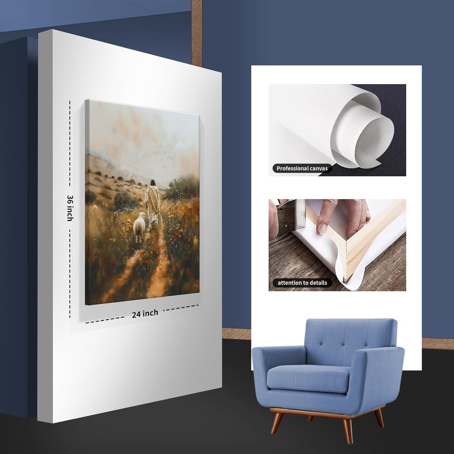 Why We Love the Jesus Lamb Canvas: Faith and Beauty Combined