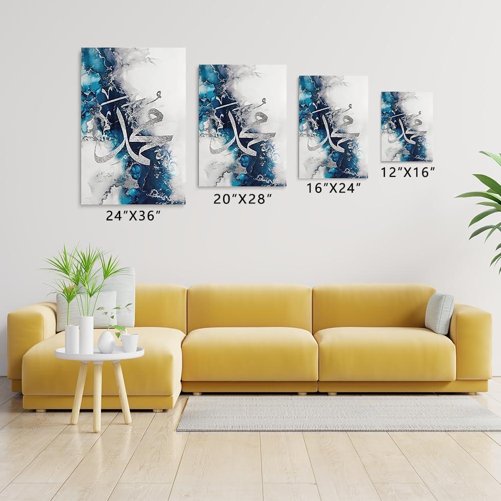 Our Review: Stunning Sapphire Blue Islamic Wall Art Set of 3