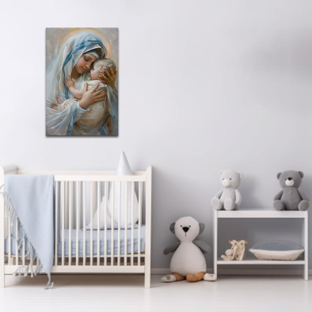 Our Honest Take on the ZQQART Virgin Mary Canvas Wall Art