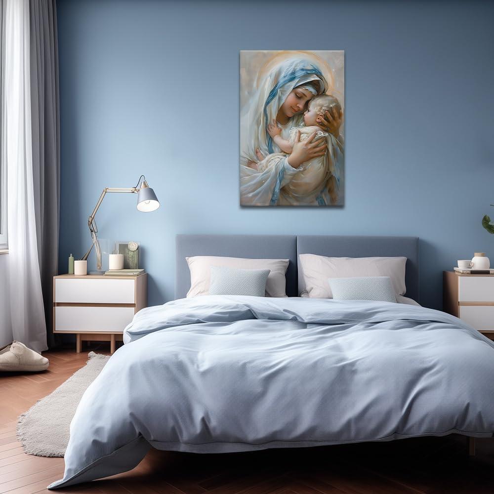 Our Honest Take on the ZQQART Virgin Mary Canvas Wall Art
