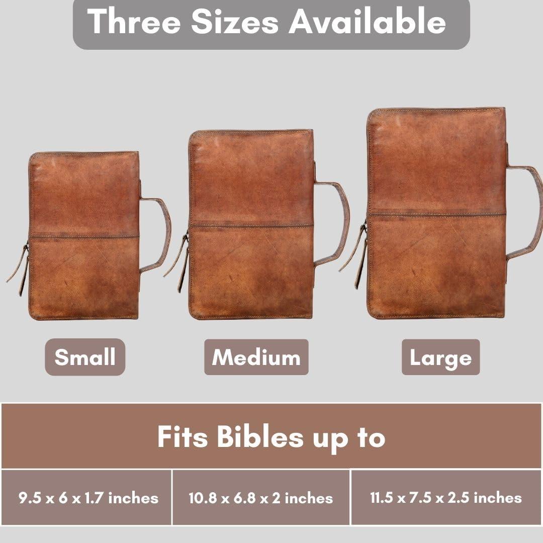 Our Review of‍ the Large Leather Bible Cover with Handle & Pocket